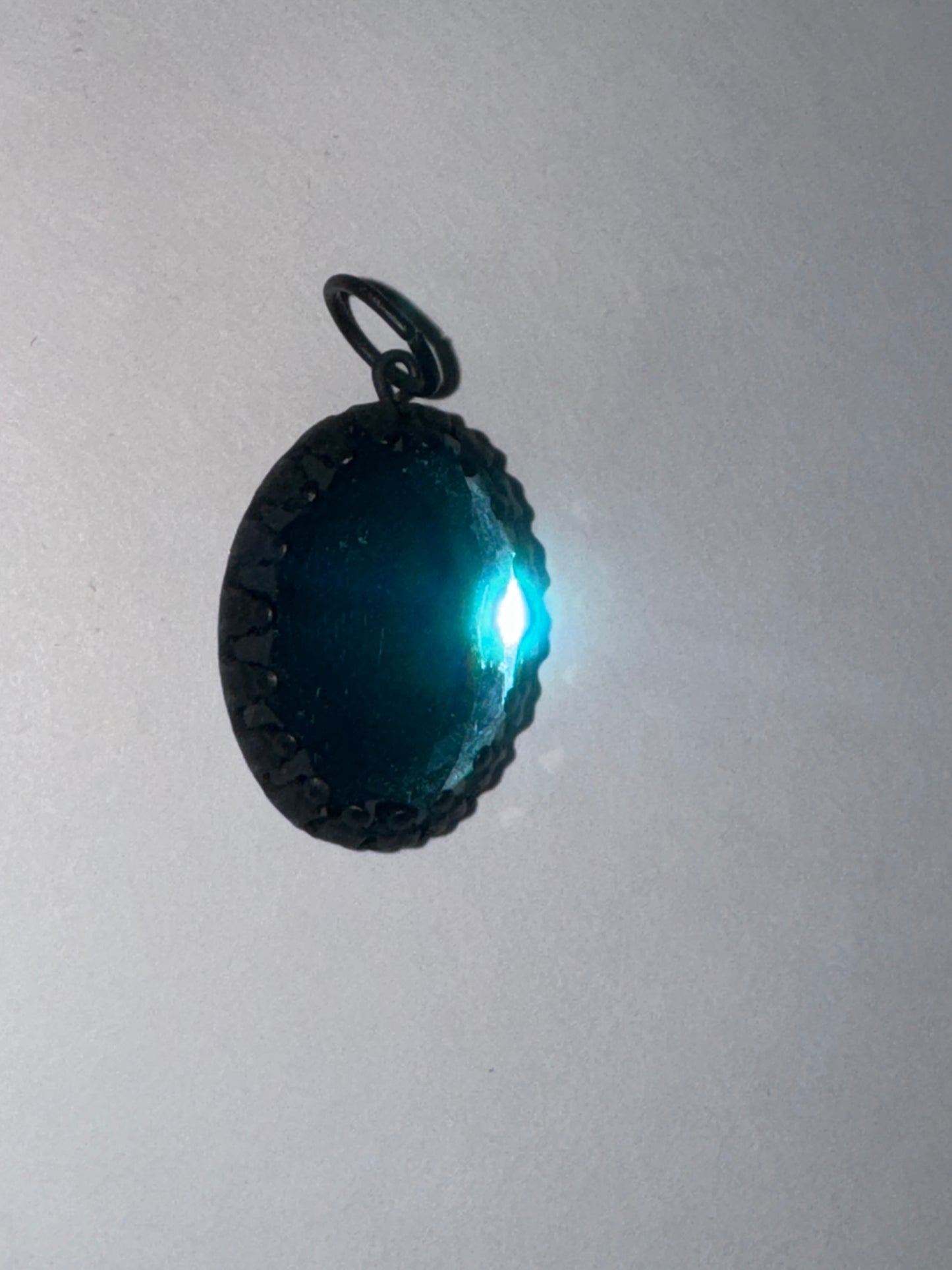 Blue Oval Pendant
