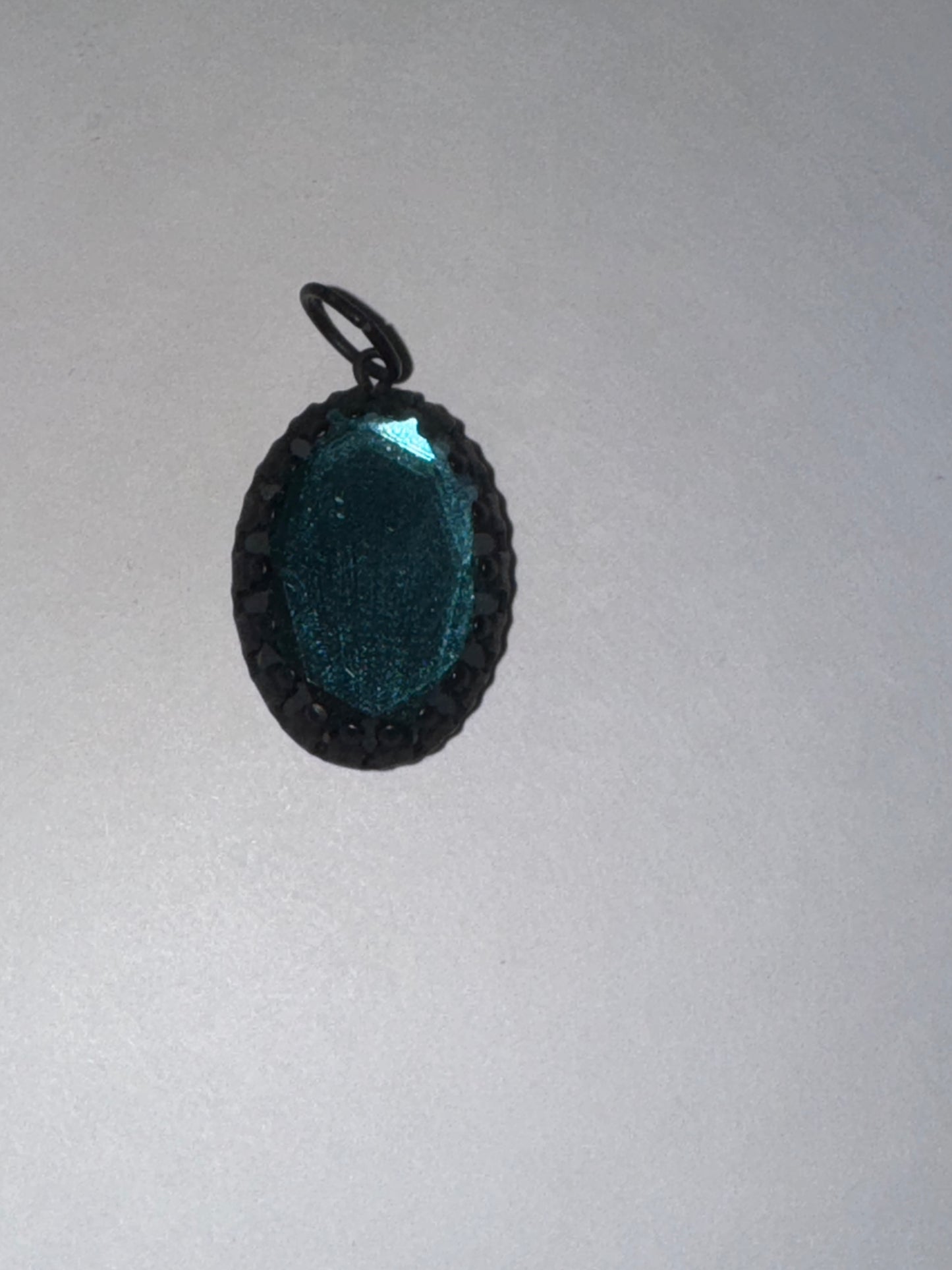 Blue Oval Pendant