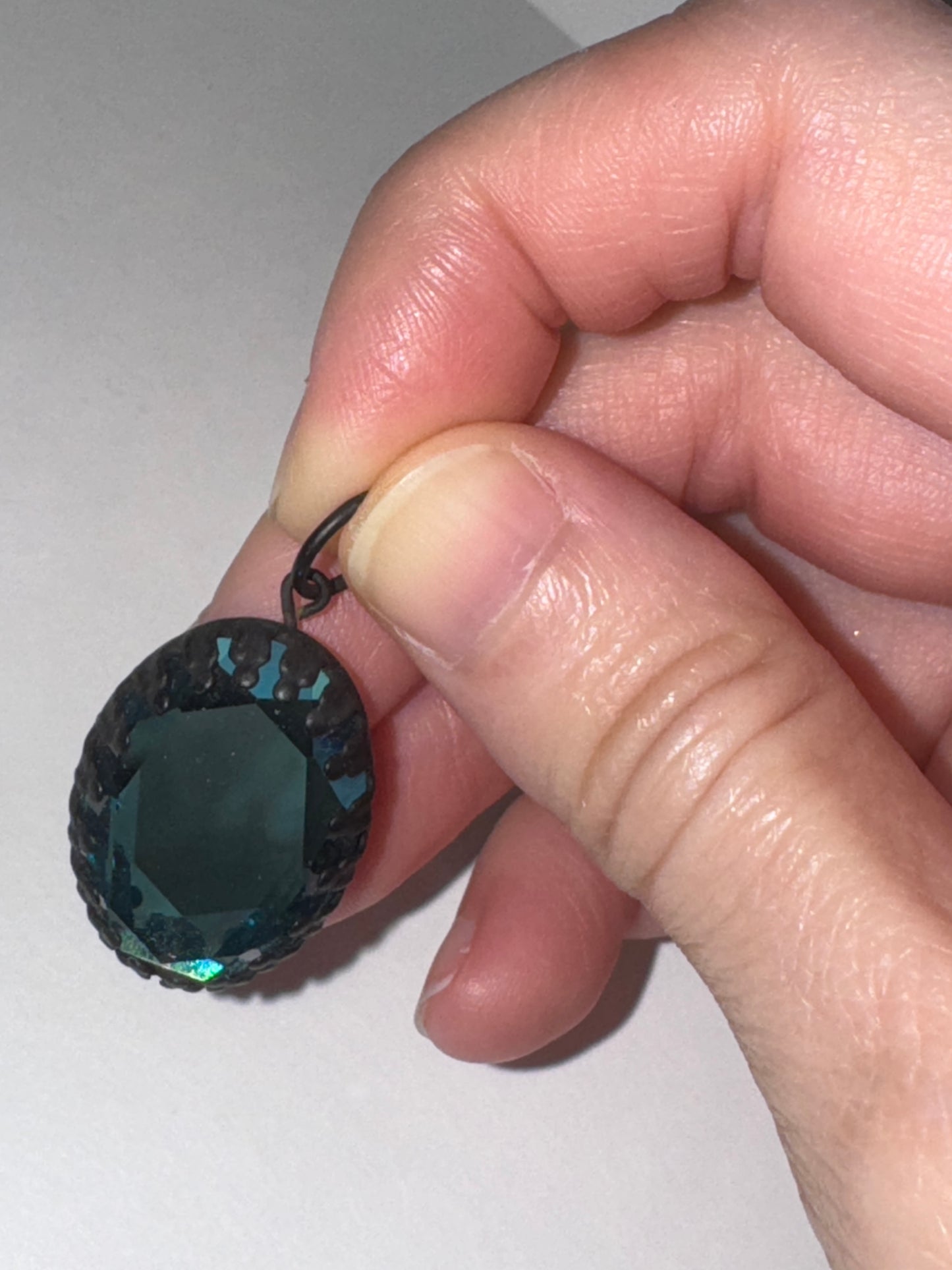 Blue Oval Pendant
