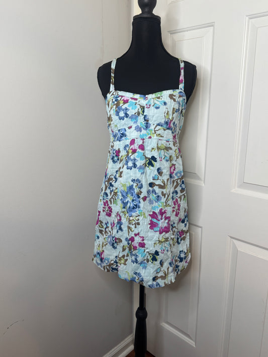Floral Print Sun Dress by Garage, Size Medium