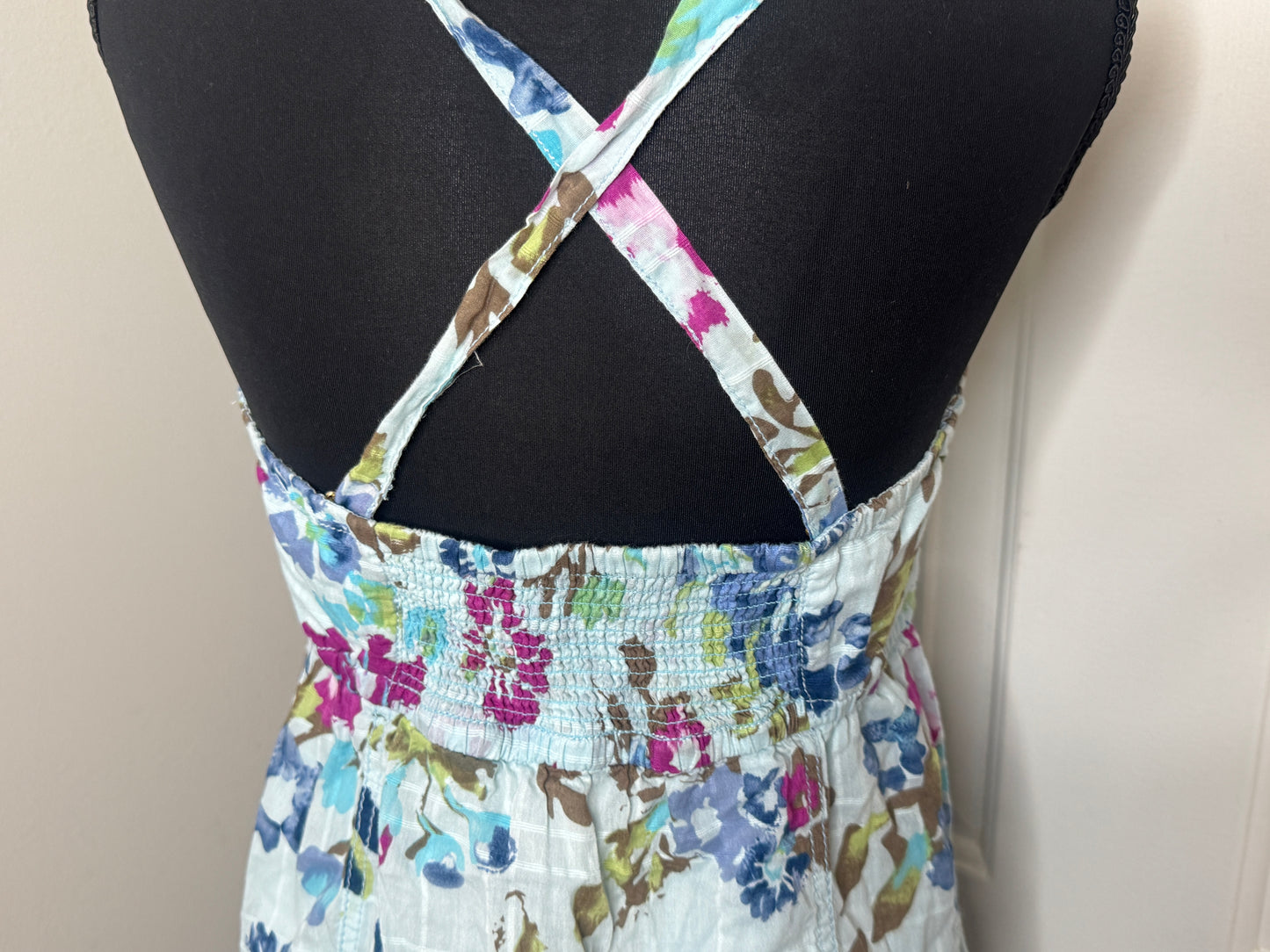 Floral Print Sun Dress by Garage, Size Medium