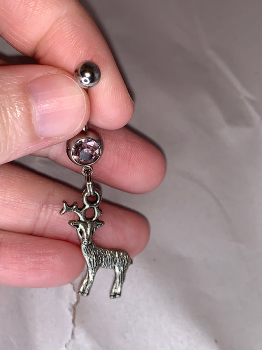 Buck Dangle Belly Ring