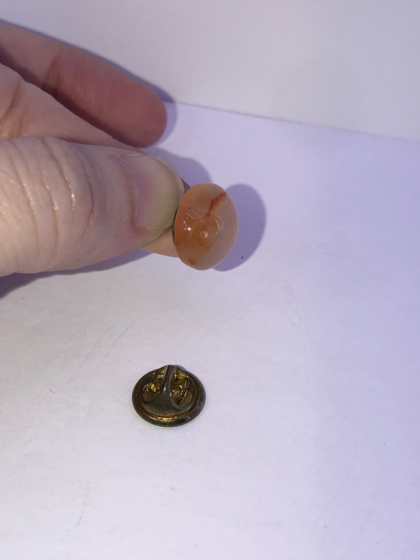 Carnelian Cabochon Pins