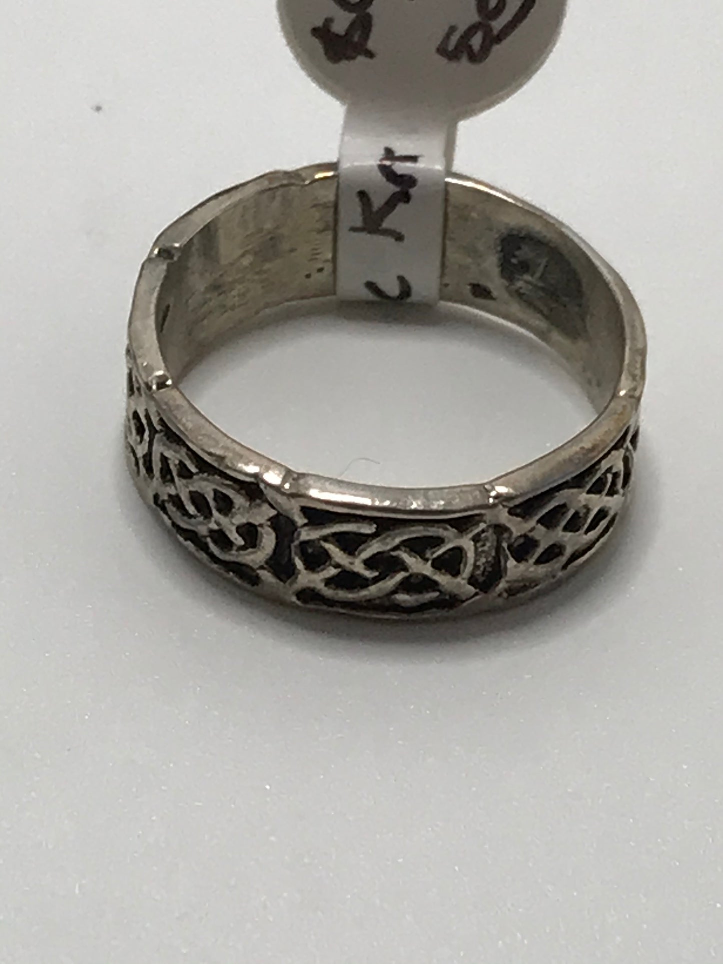 Sterling Silver Celtic Knot Ring, Size 9 1/2