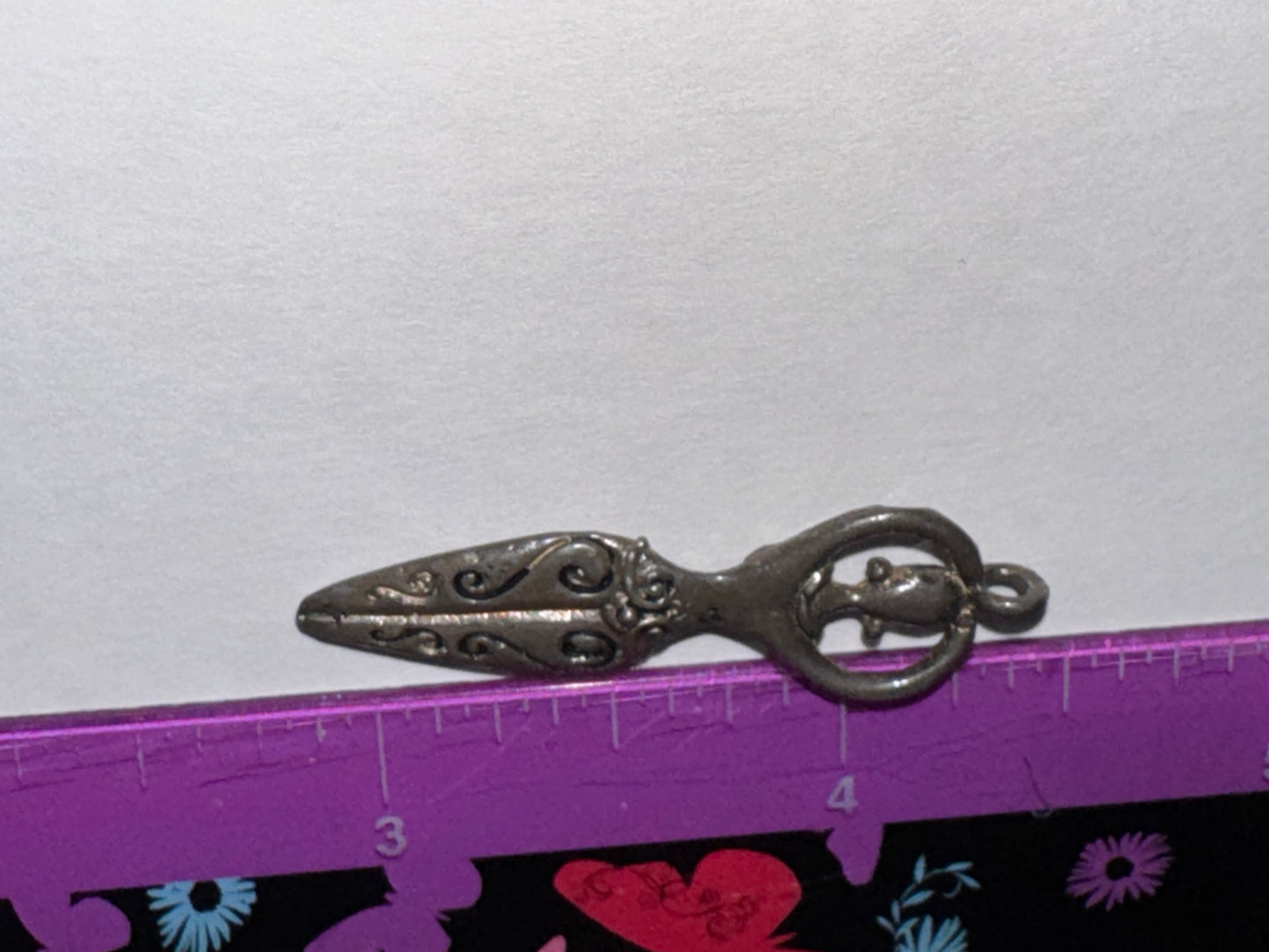 Silver Ornate Celtic Goddess Pendant