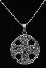 Sterling Silver Circular Celtic Knot Pendant
