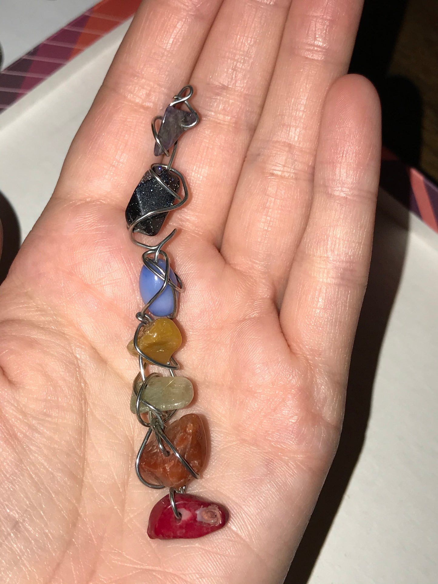 Chakra Wirewrap Pendant