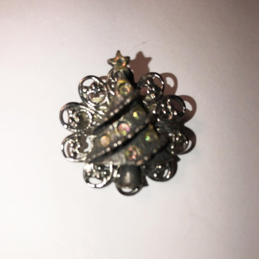 Pewter Christmas Tree Pin