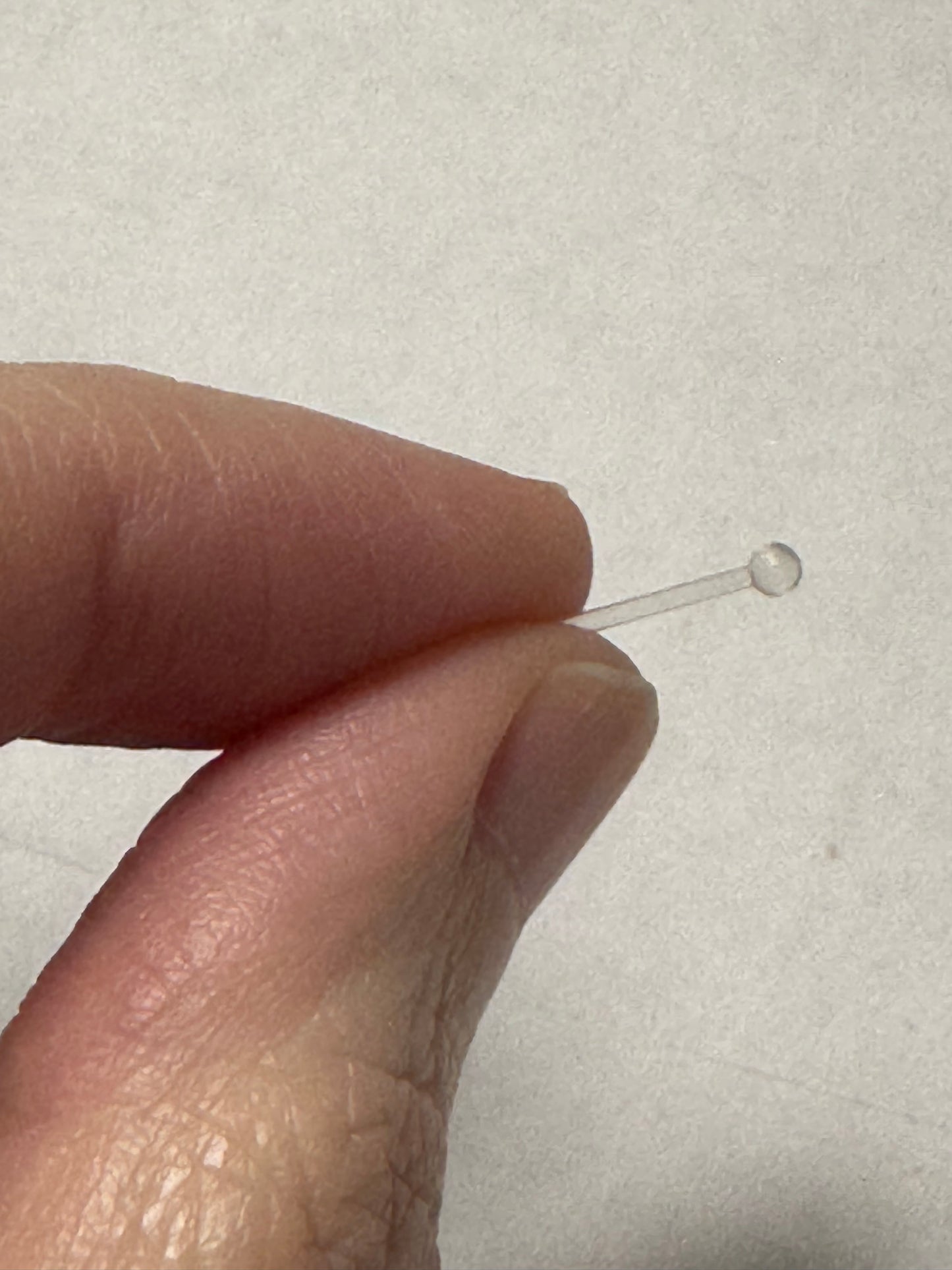20 Gauge Clear Spacer Nose Rings