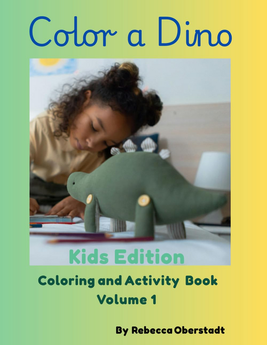 Color a Dino Coloring and Activity book
