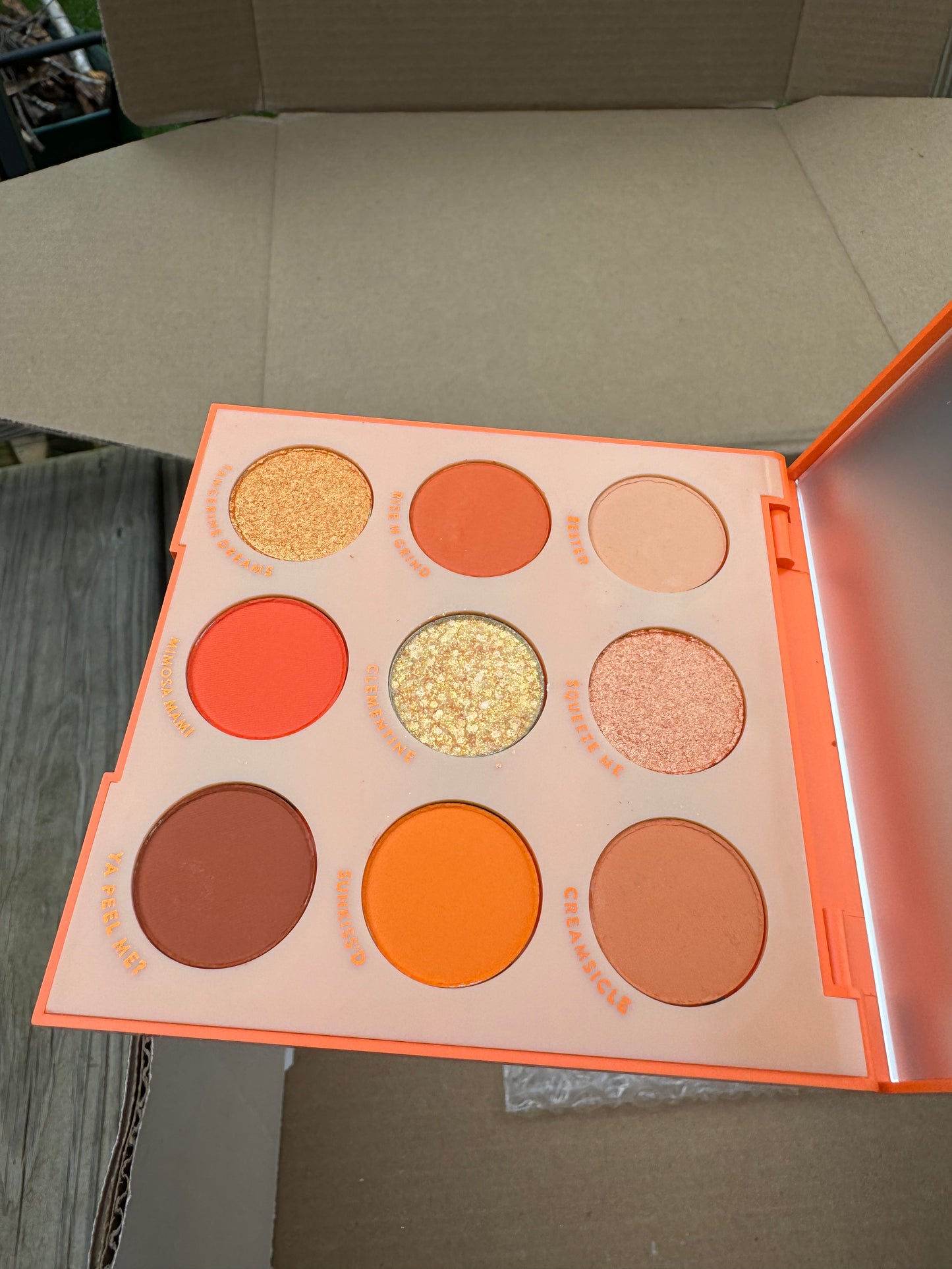 Colourpop Cosmetics Orange You Glad? Shadow Palette