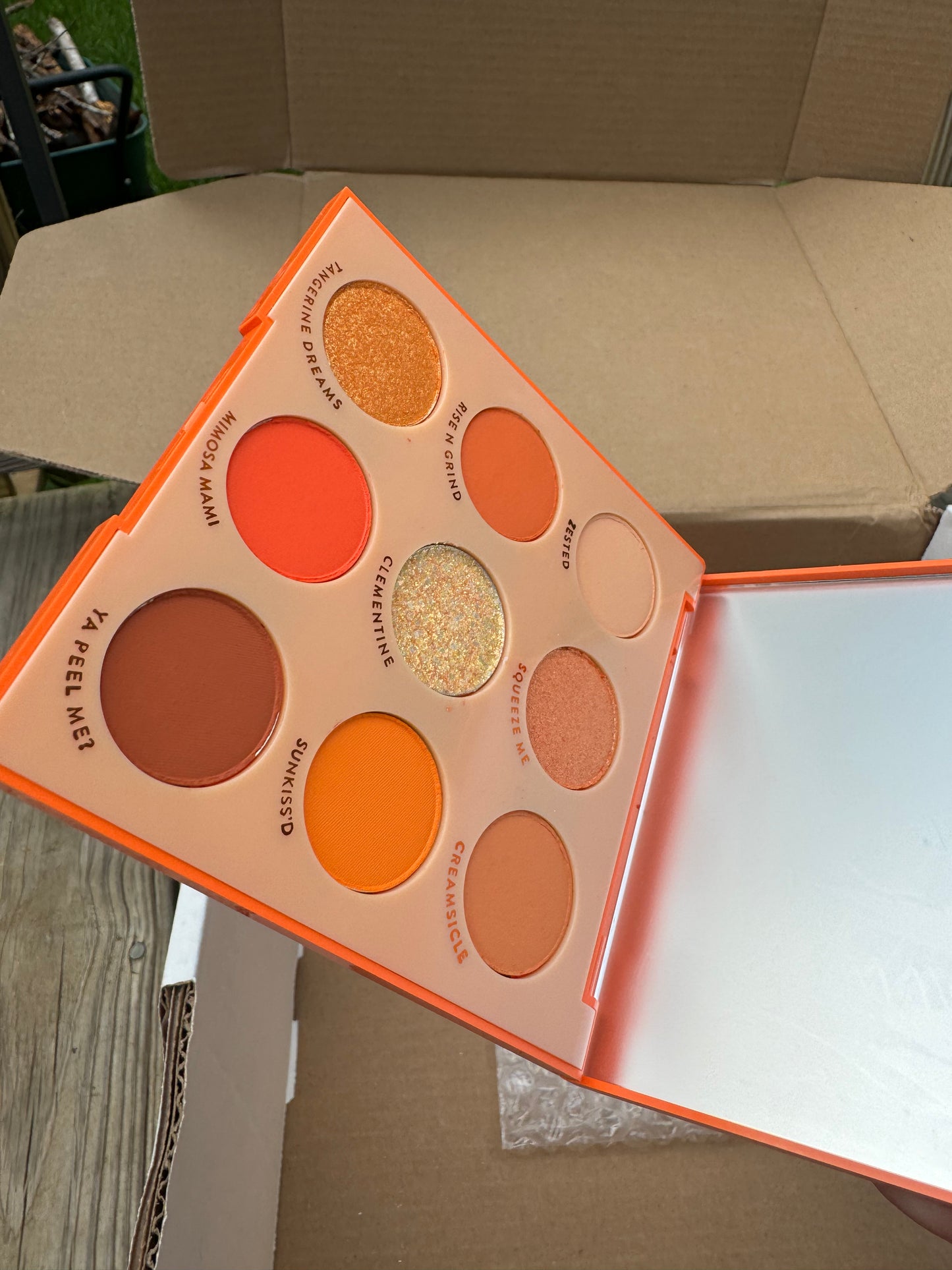 Colourpop Cosmetics Orange You Glad? Shadow Palette