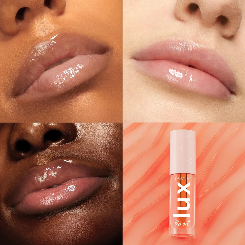 Colourpop fresh peach lux lip oil