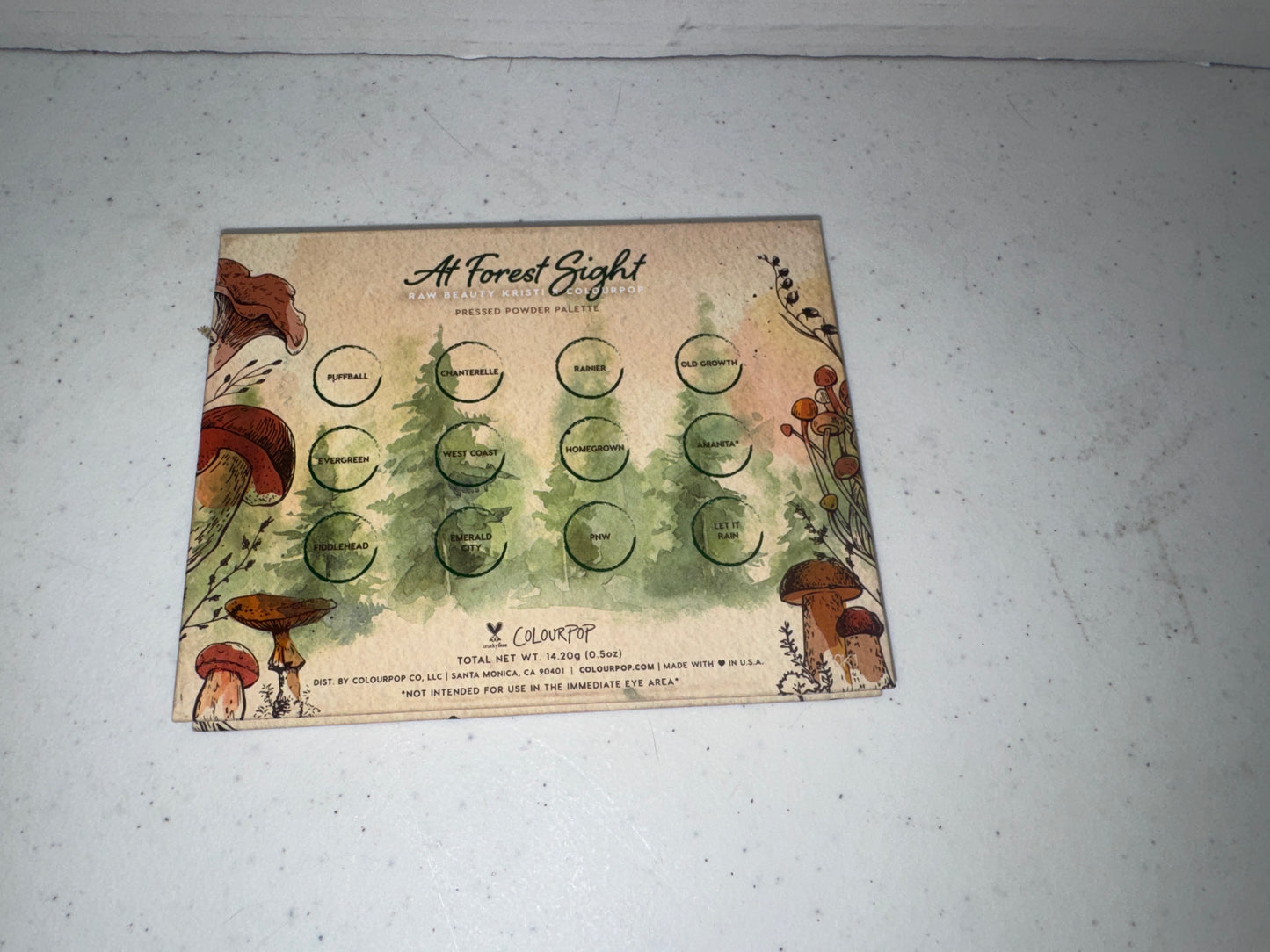 Colourpop x RawBeautyKristi At Forest Sight Palette