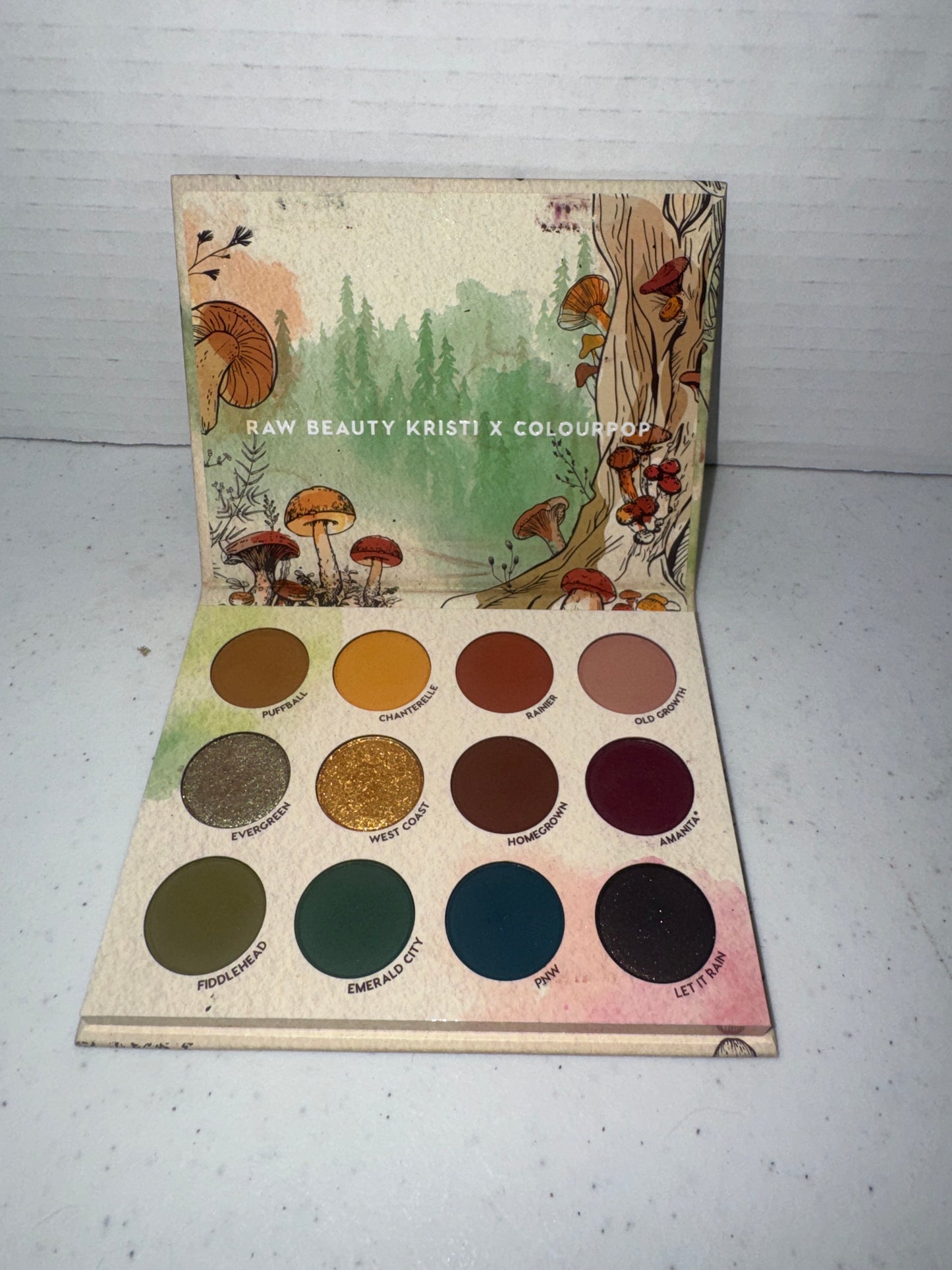 Colourpop x RawBeautyKristi At Forest Sight Palette