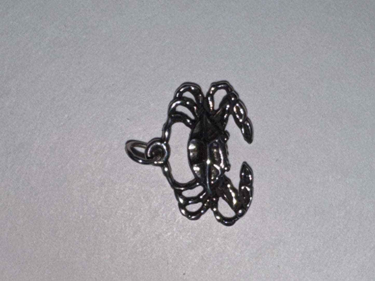 Sterling Silver Crab Pendant