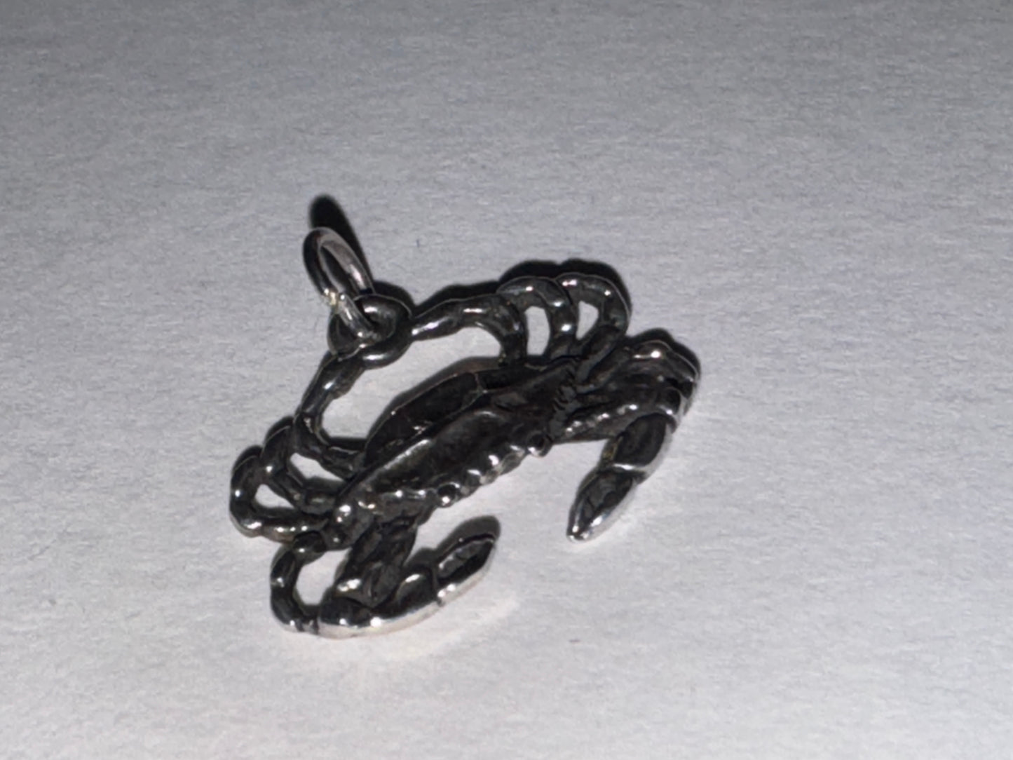 Sterling Silver Crab Pendant