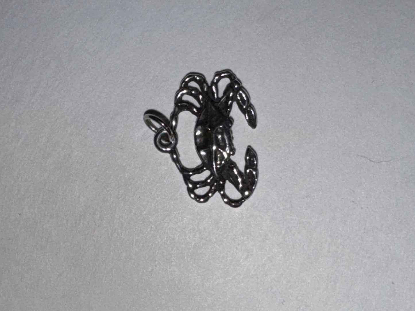 Sterling Silver Crab Pendant