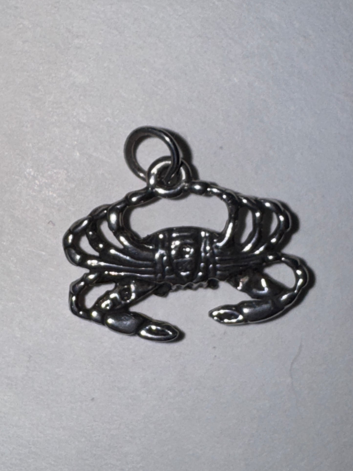 Sterling Silver Crab Pendant