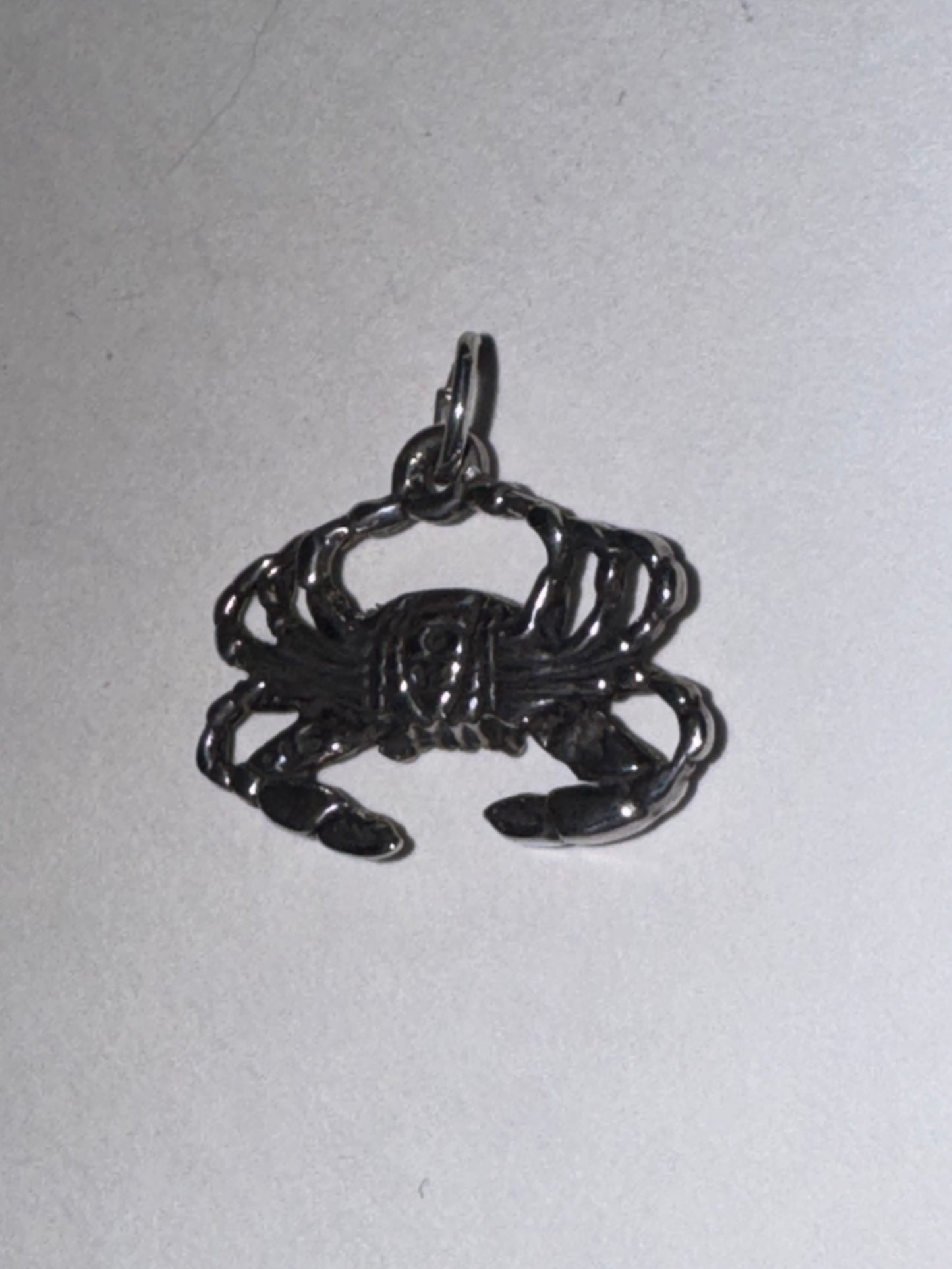 Sterling Silver Crab Pendant