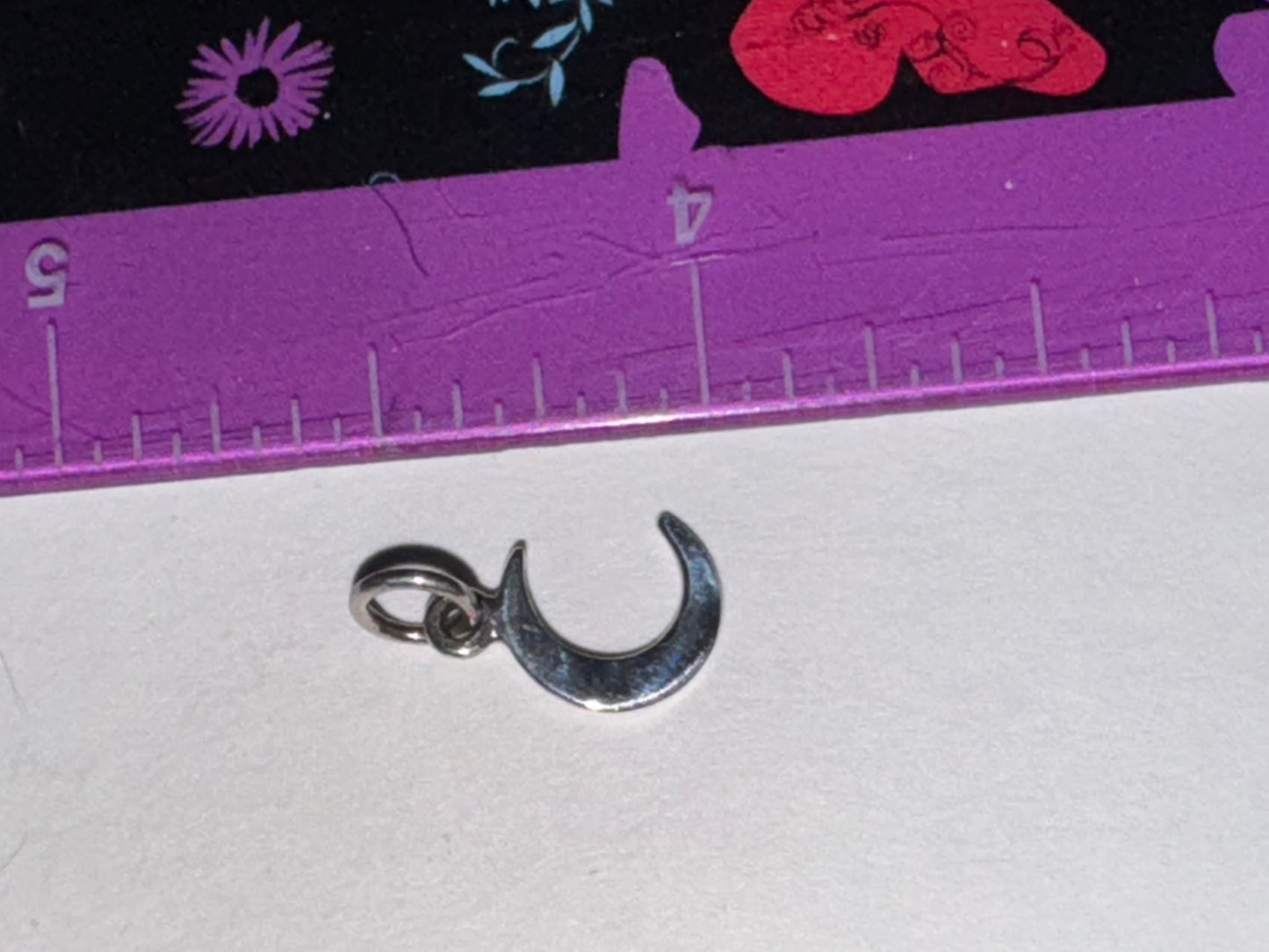 Tiny Crescent Moon Pendant