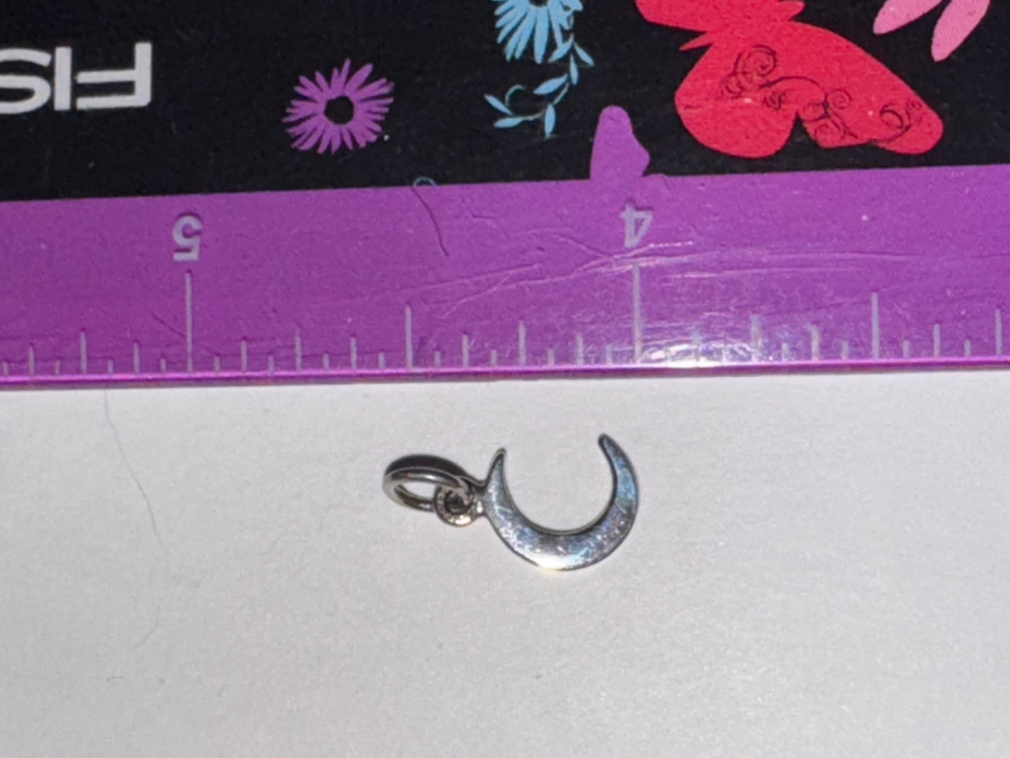 Tiny Crescent Moon Pendant
