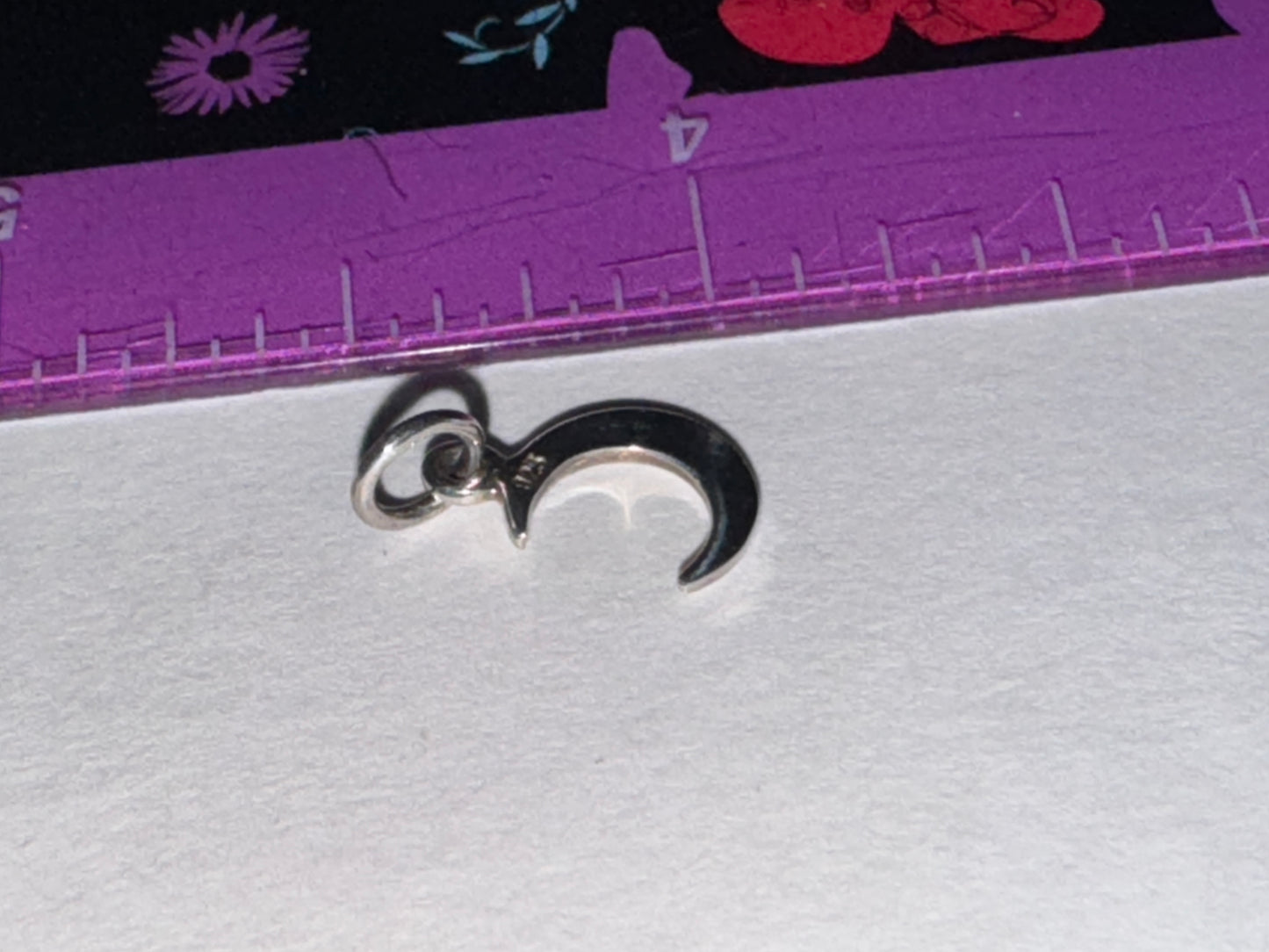 Tiny Crescent Moon Pendant
