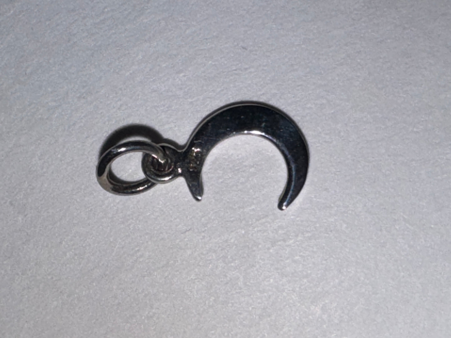Tiny Crescent Moon Pendant