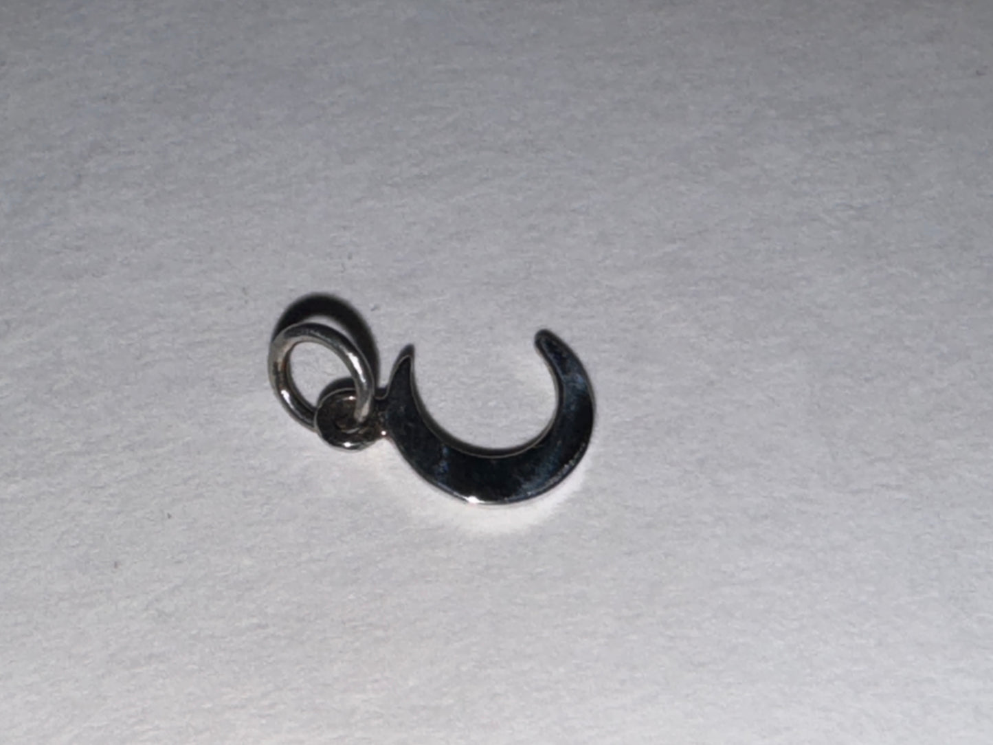 Tiny Crescent Moon Pendant
