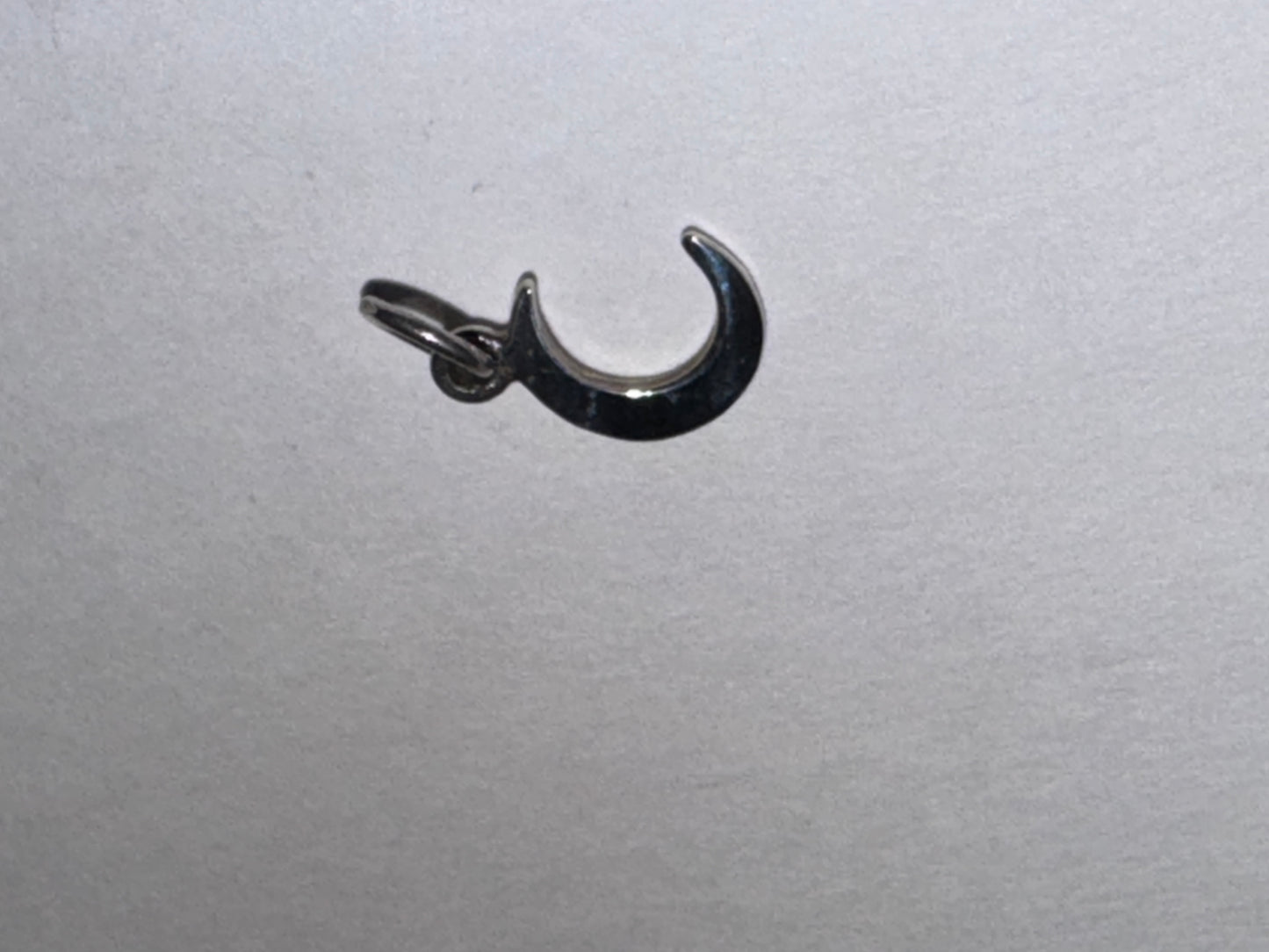 Tiny Crescent Moon Pendant
