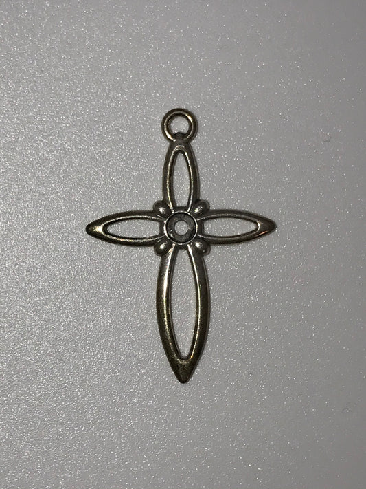 Sterling Silver Open Cross Pendant