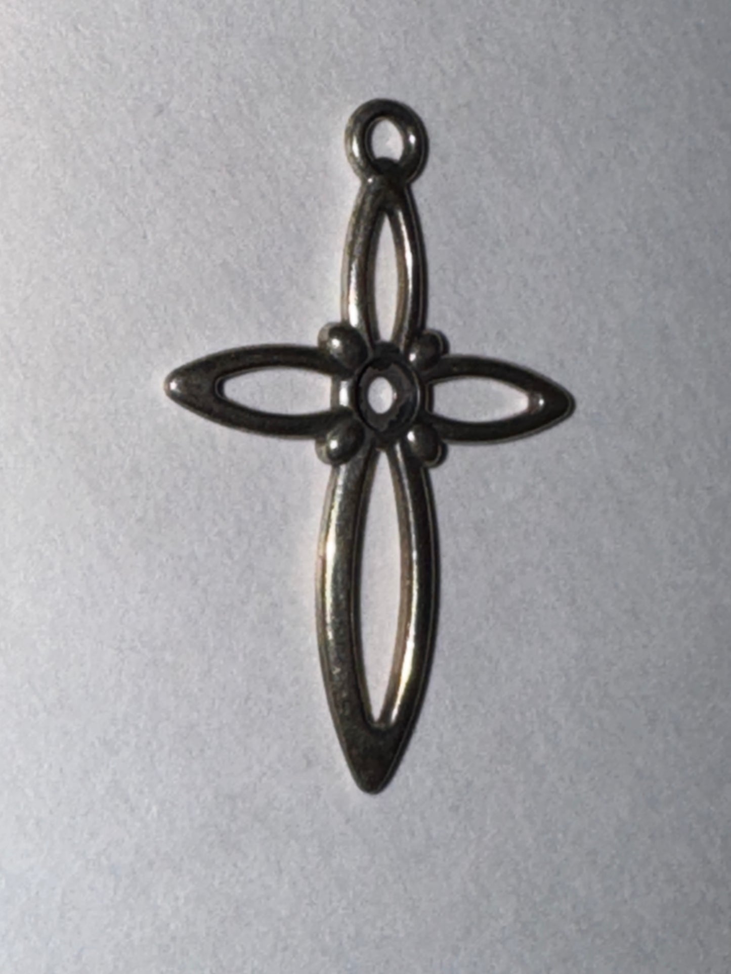 Sterling Silver Open Cross Pendant