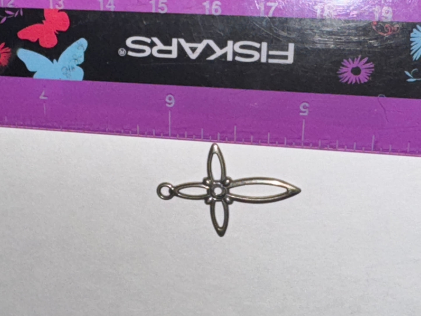 Sterling Silver Open Cross Pendant