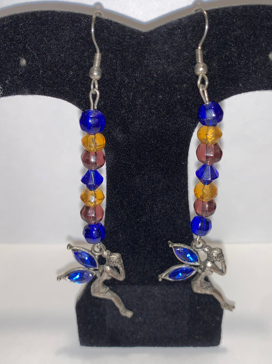 Long Dangle Fairy Earrings