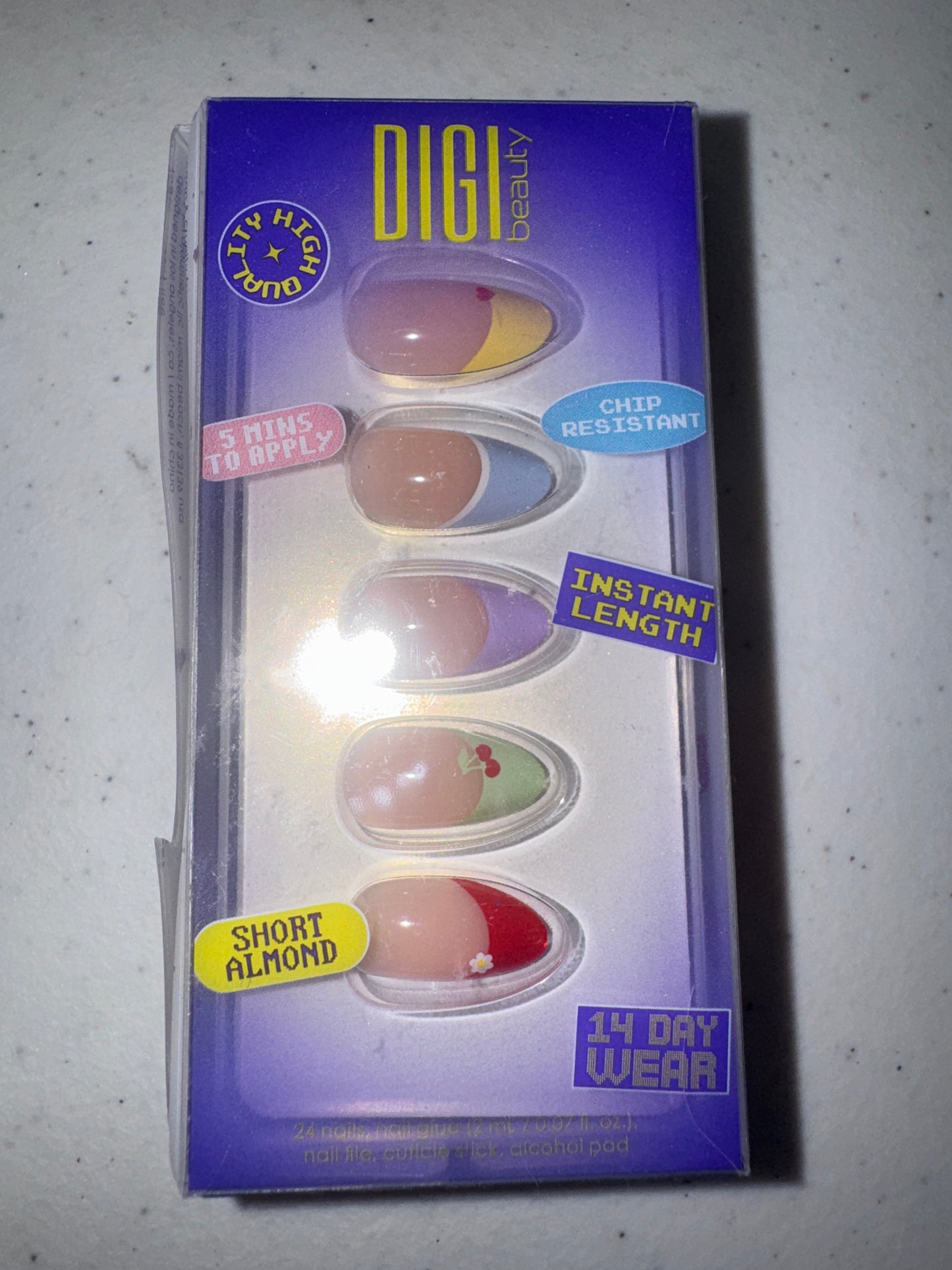 DIGI Beauty by Glamnetic Almond Nails in Digits