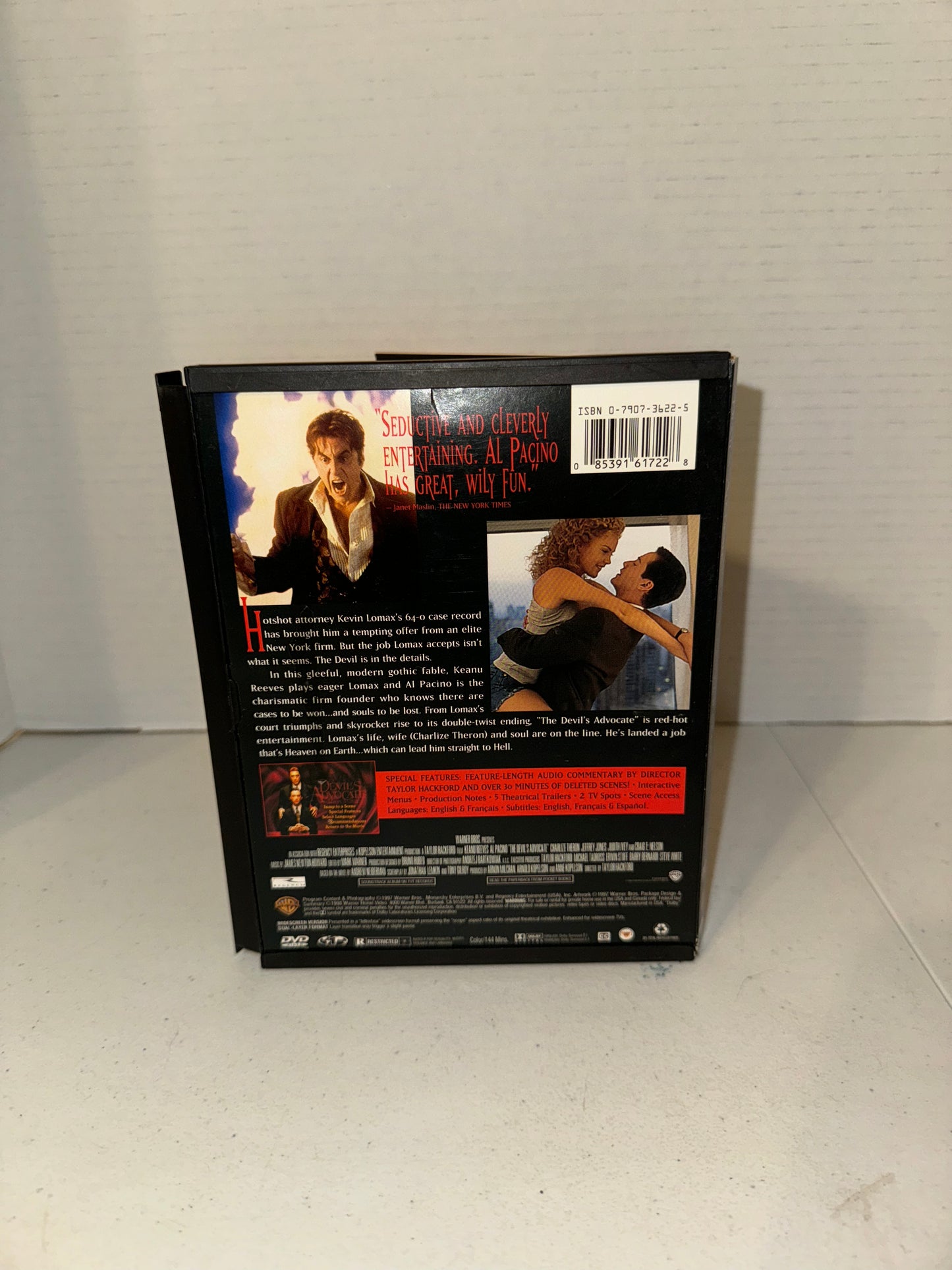 Devil's Advocate - [ DVD Special Edition 1997 ] Horror Starring Pacino Reeves