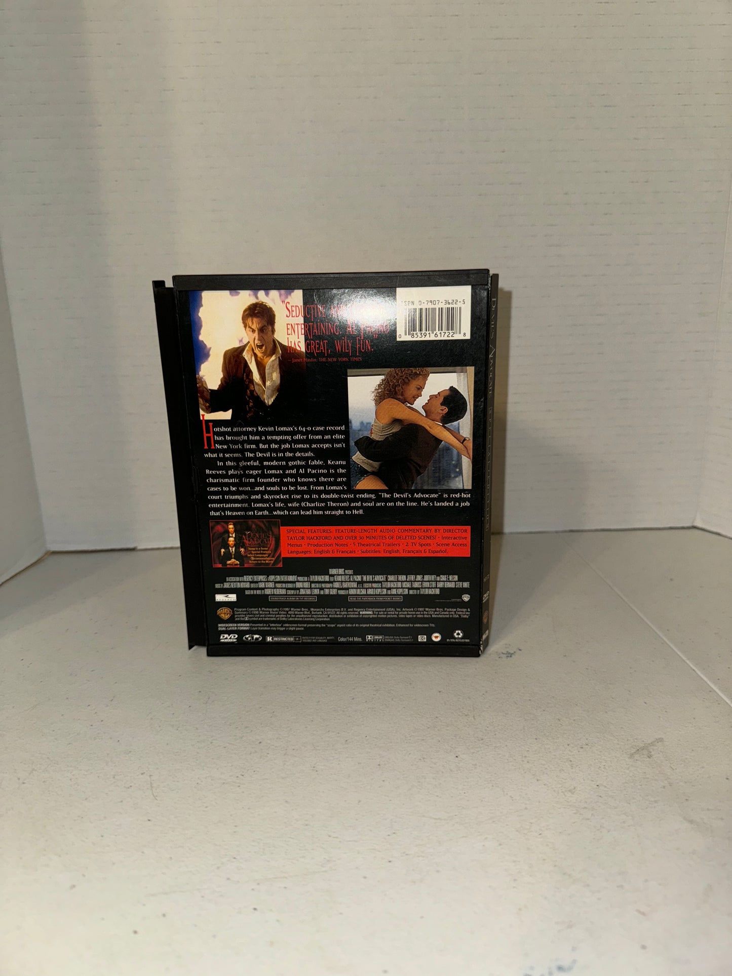 Devil's Advocate - [ DVD Special Edition 1997 ] Horror Starring Pacino Reeves