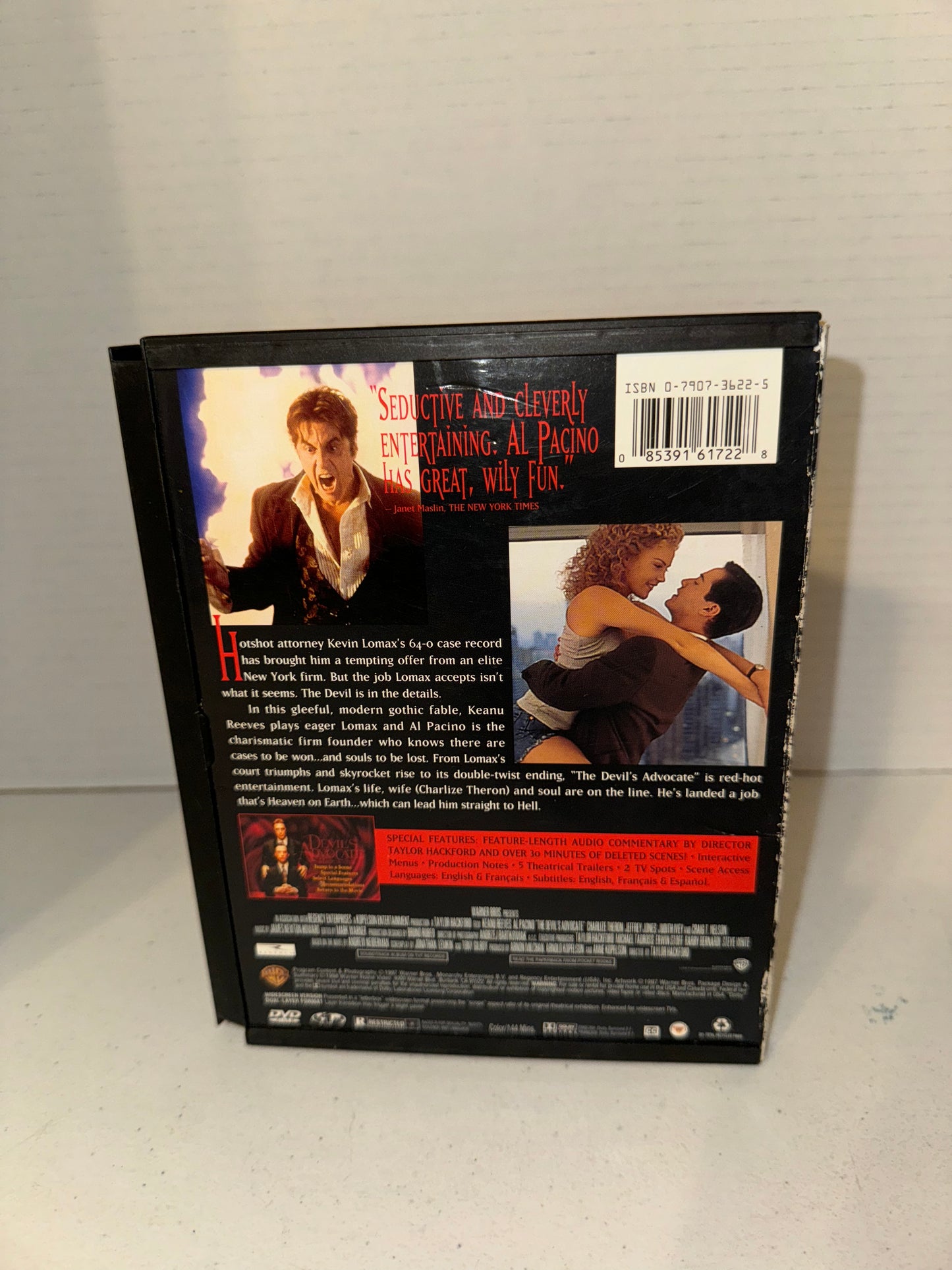 Devil's Advocate - [ DVD Special Edition 1997 ] Horror Starring Pacino Reeves