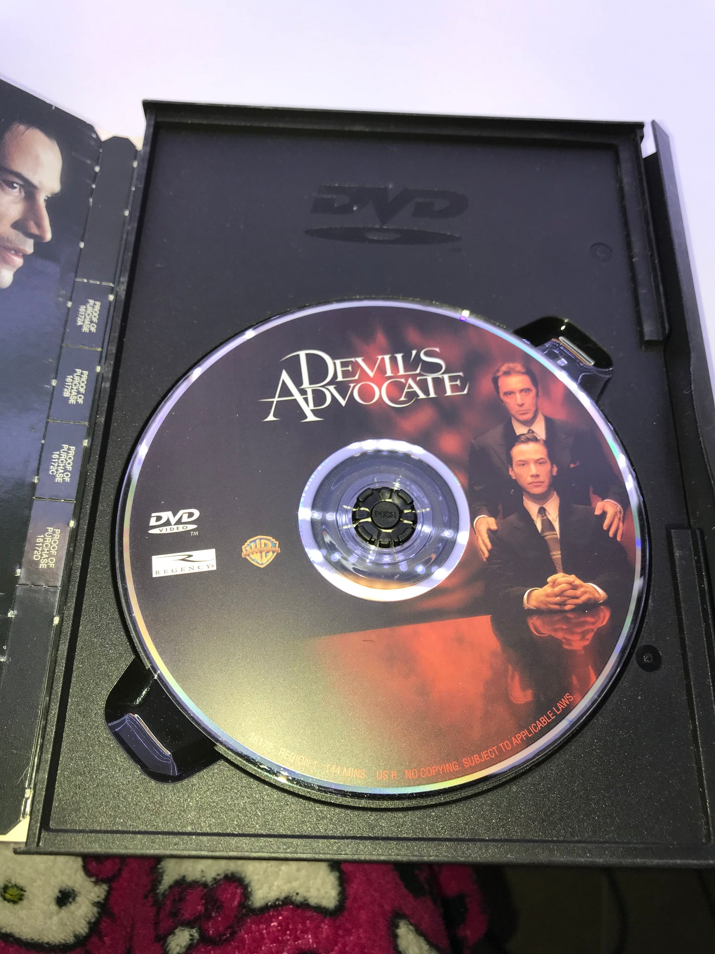 Devil's Advocate - [ DVD Special Edition 1997 ] Horror Starring Pacino Reeves