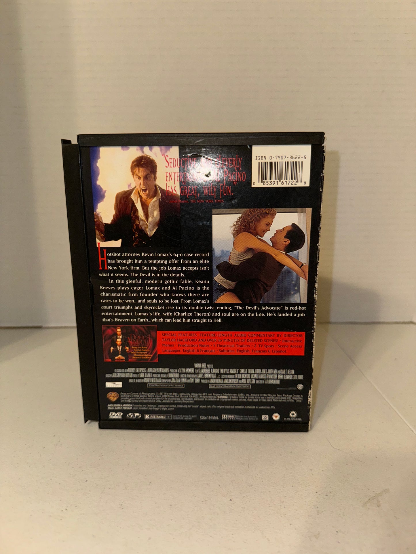 Devil's Advocate - [ DVD Special Edition 1997 ] Horror Starring Pacino Reeves