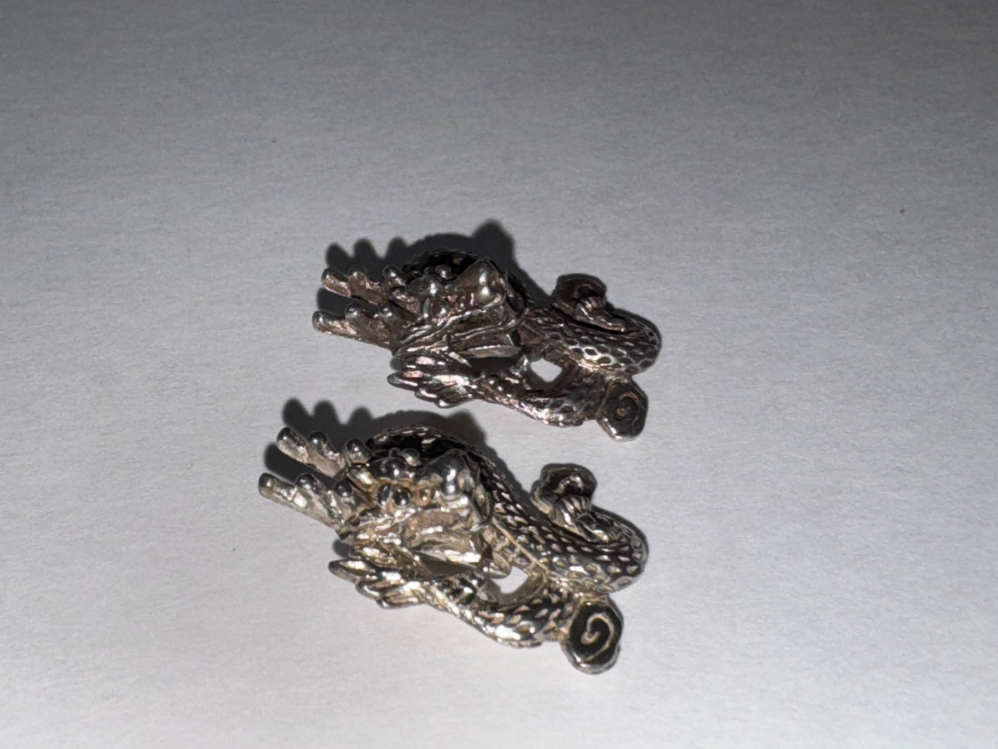 Sterling Silver Asian Dragon Pendant