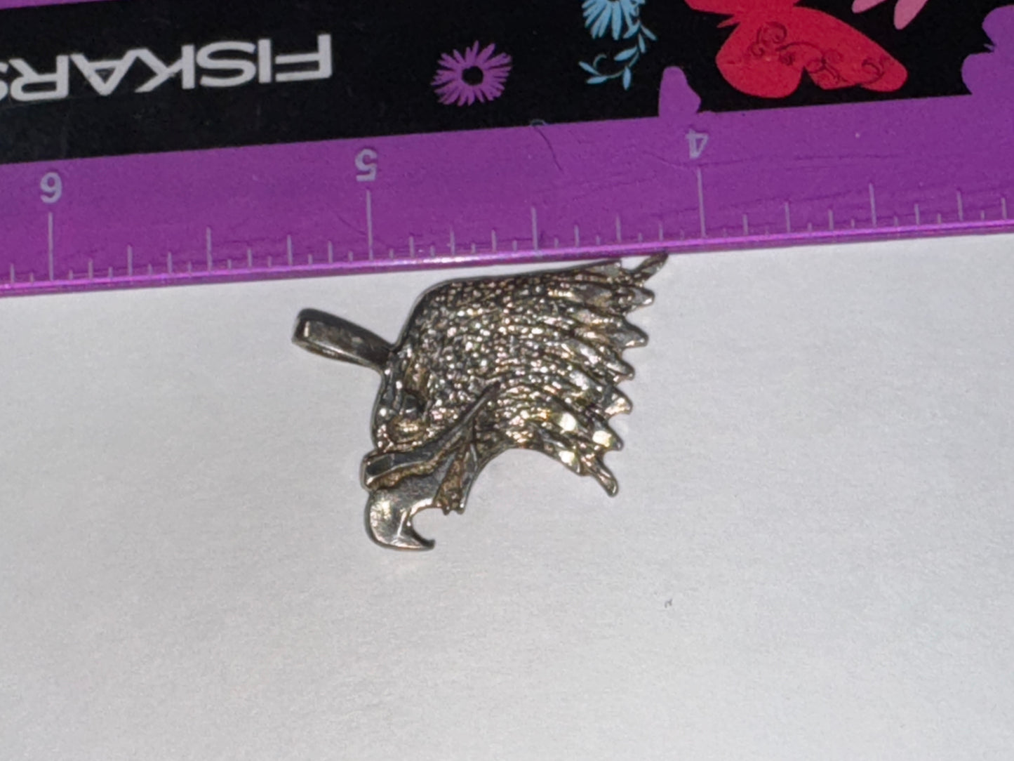 Sterling Silver Eagle Head Pendant