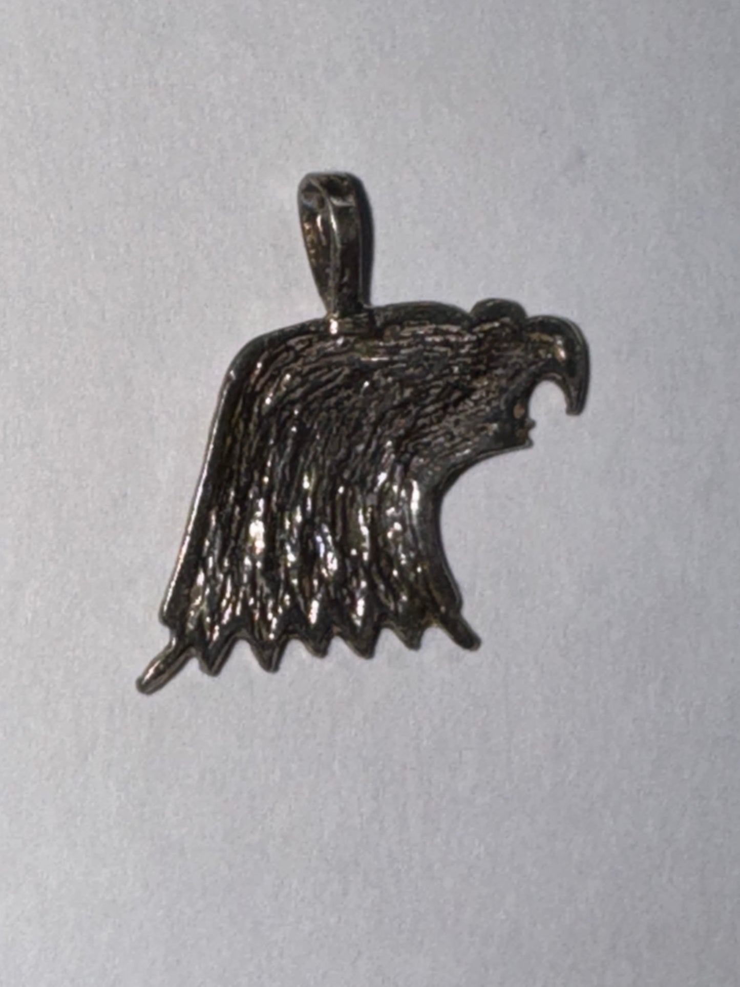 Sterling Silver Eagle Head Pendant
