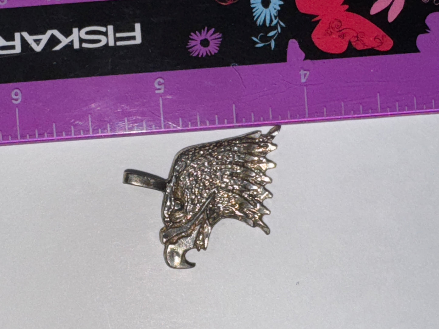 Sterling Silver Eagle Head Pendant