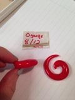 0 Gauge Uv Acrylic Curls