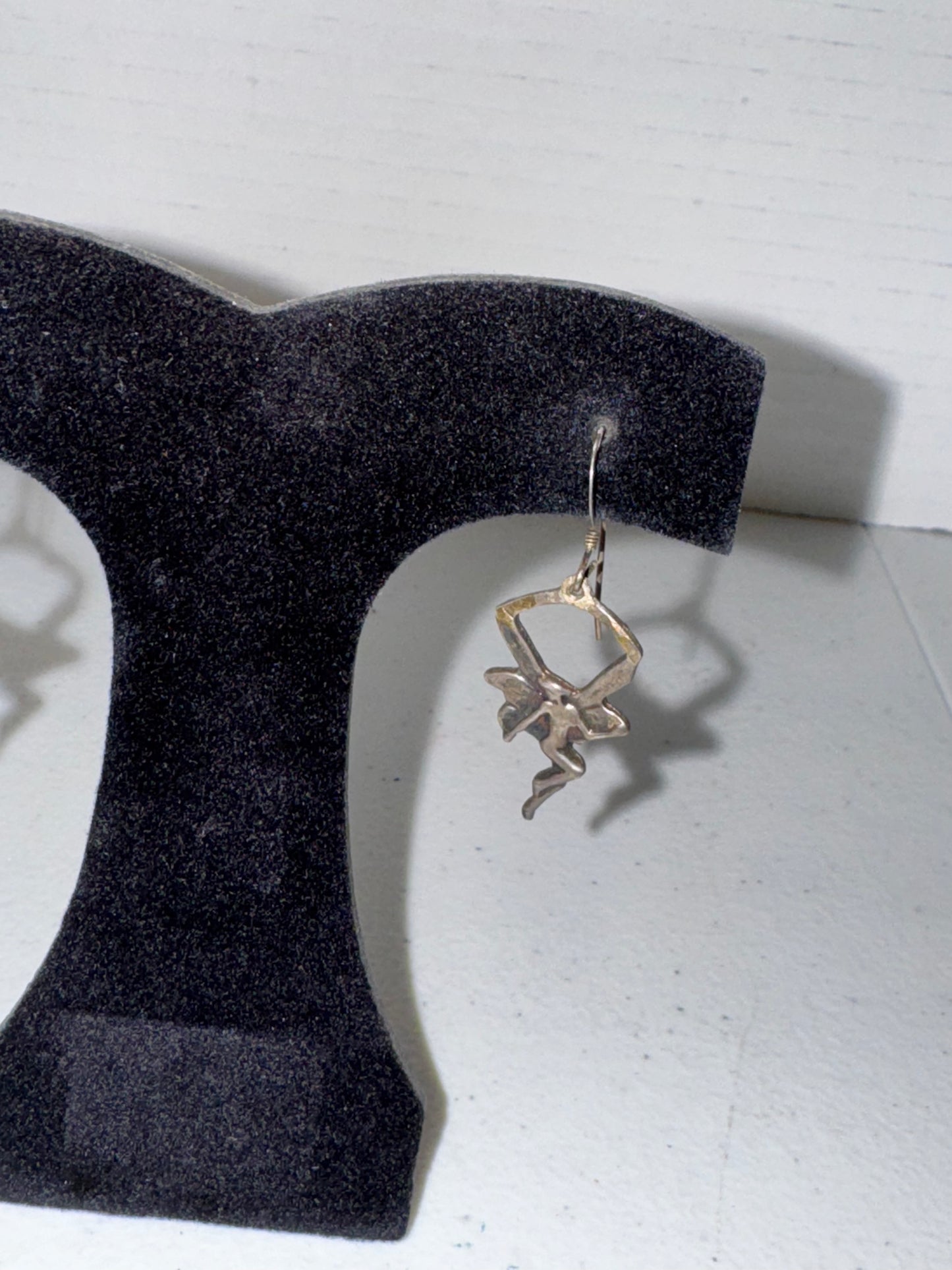 Sterling Silver Fairy Dangle Earrings