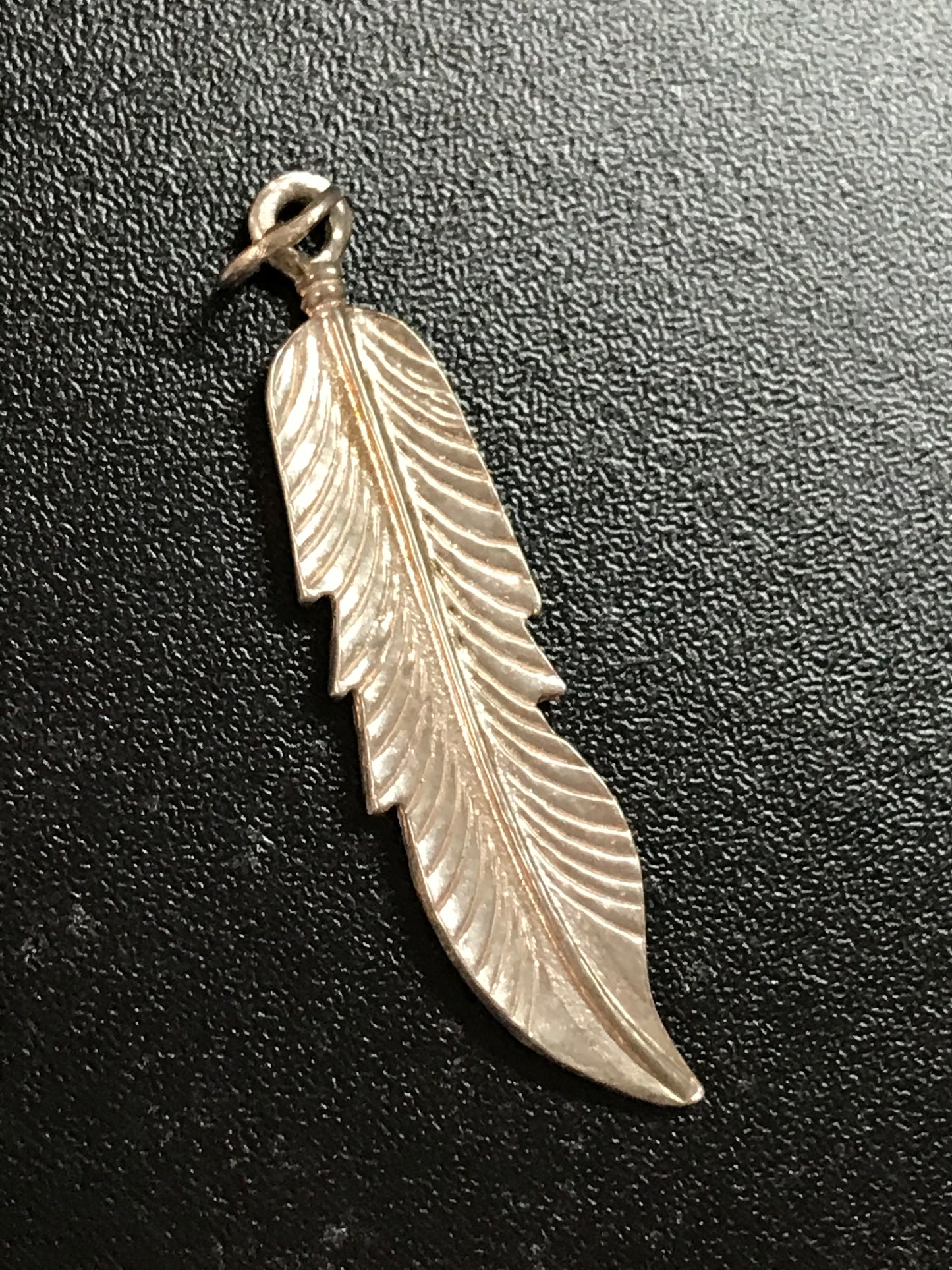 Sterling Silver Feather Pendant