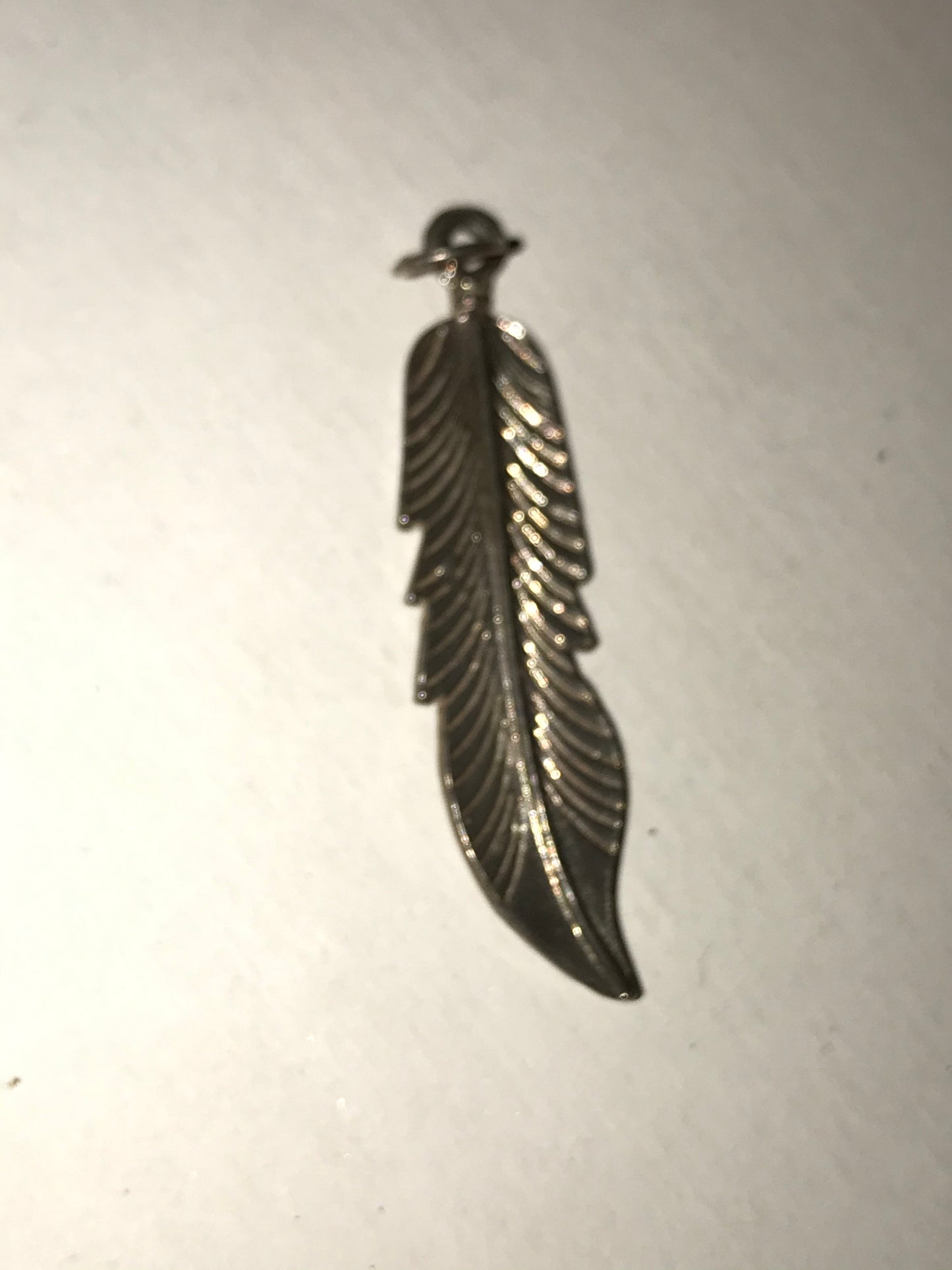 Sterling Silver Feather Pendant