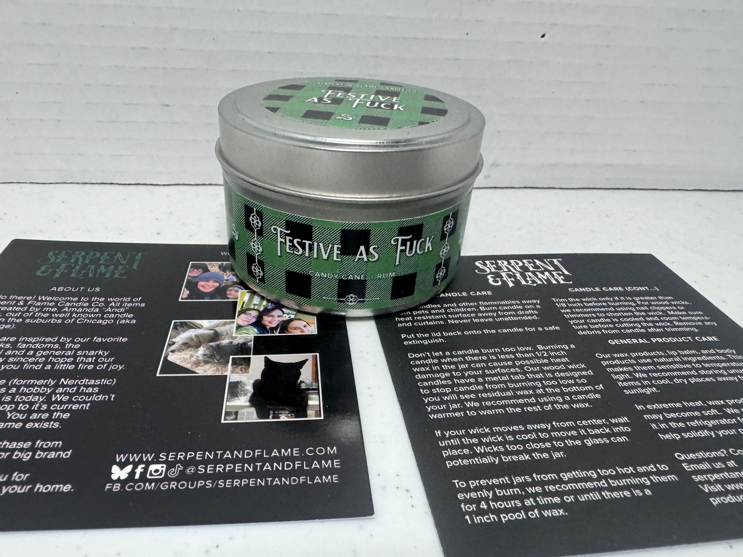 Festive as Fuck Soy Candle by Serpent & Flame