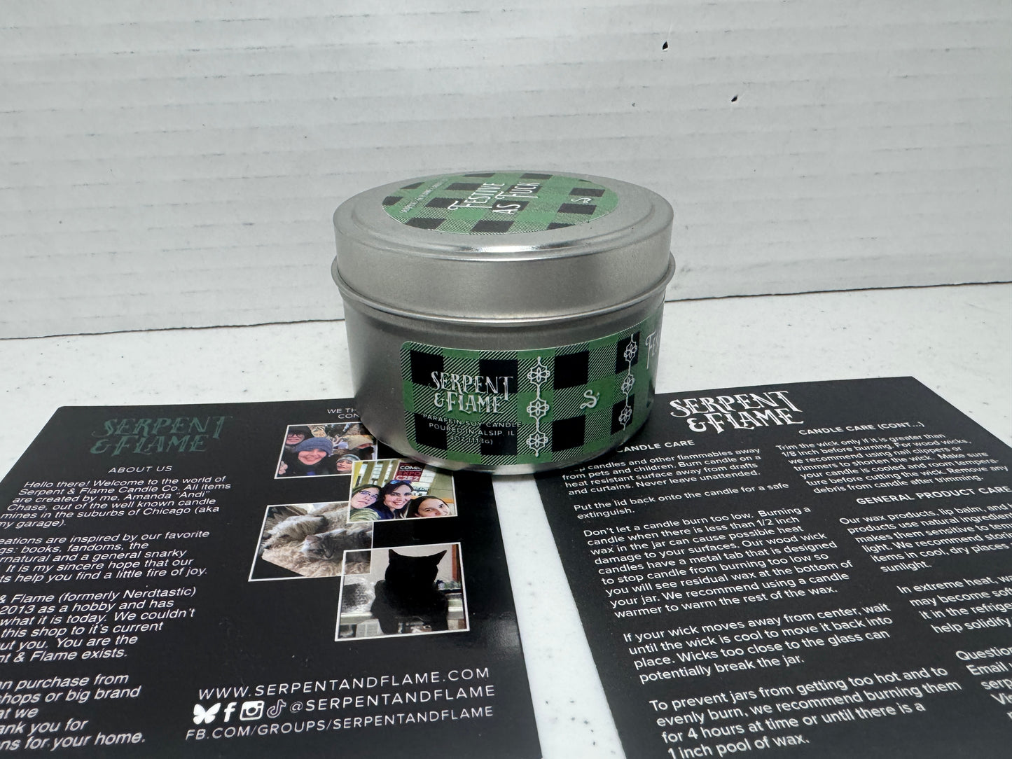 Festive as Fuck Soy Candle by Serpent & Flame